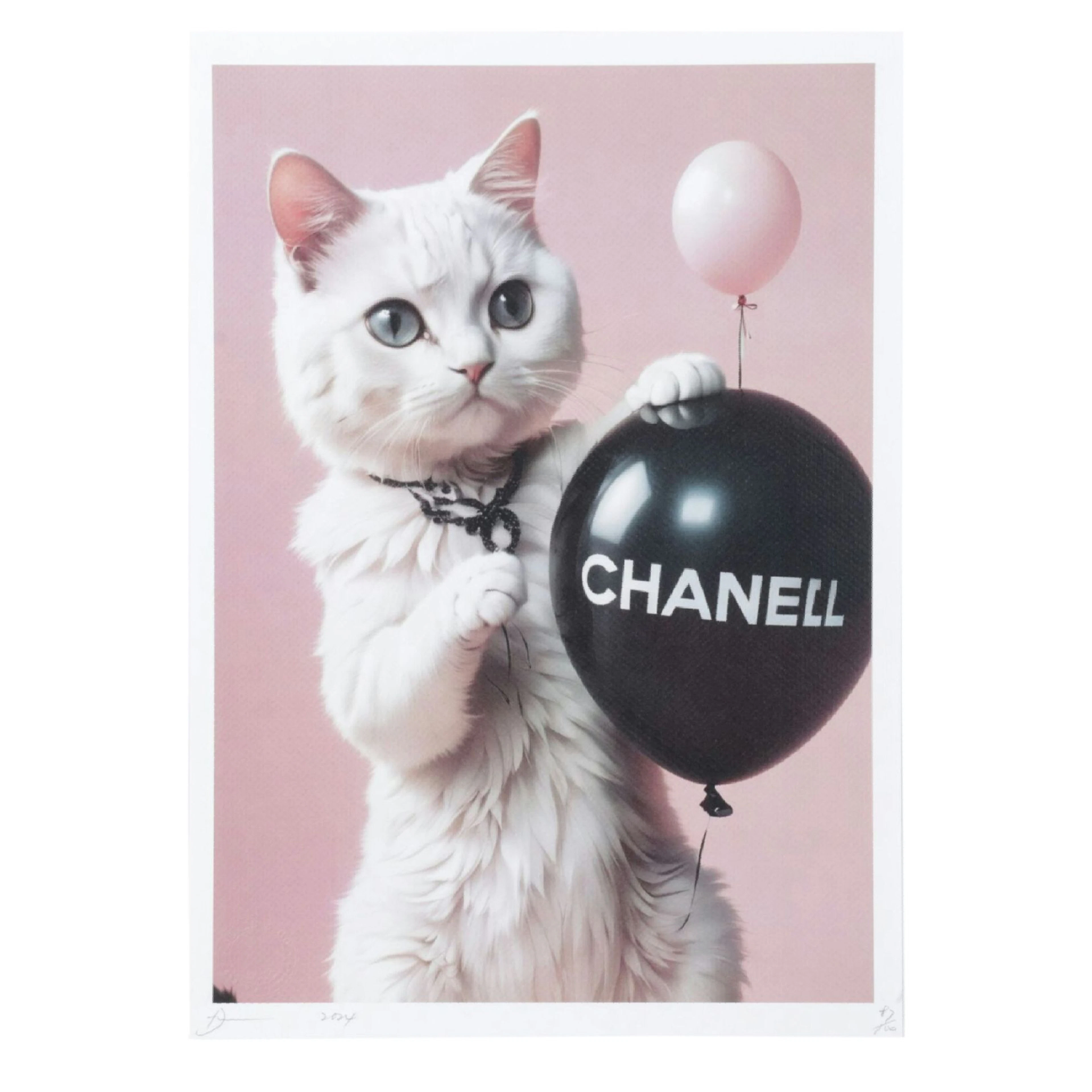 Death NYC Graphic Digital Print Featuring Chanel, 2024