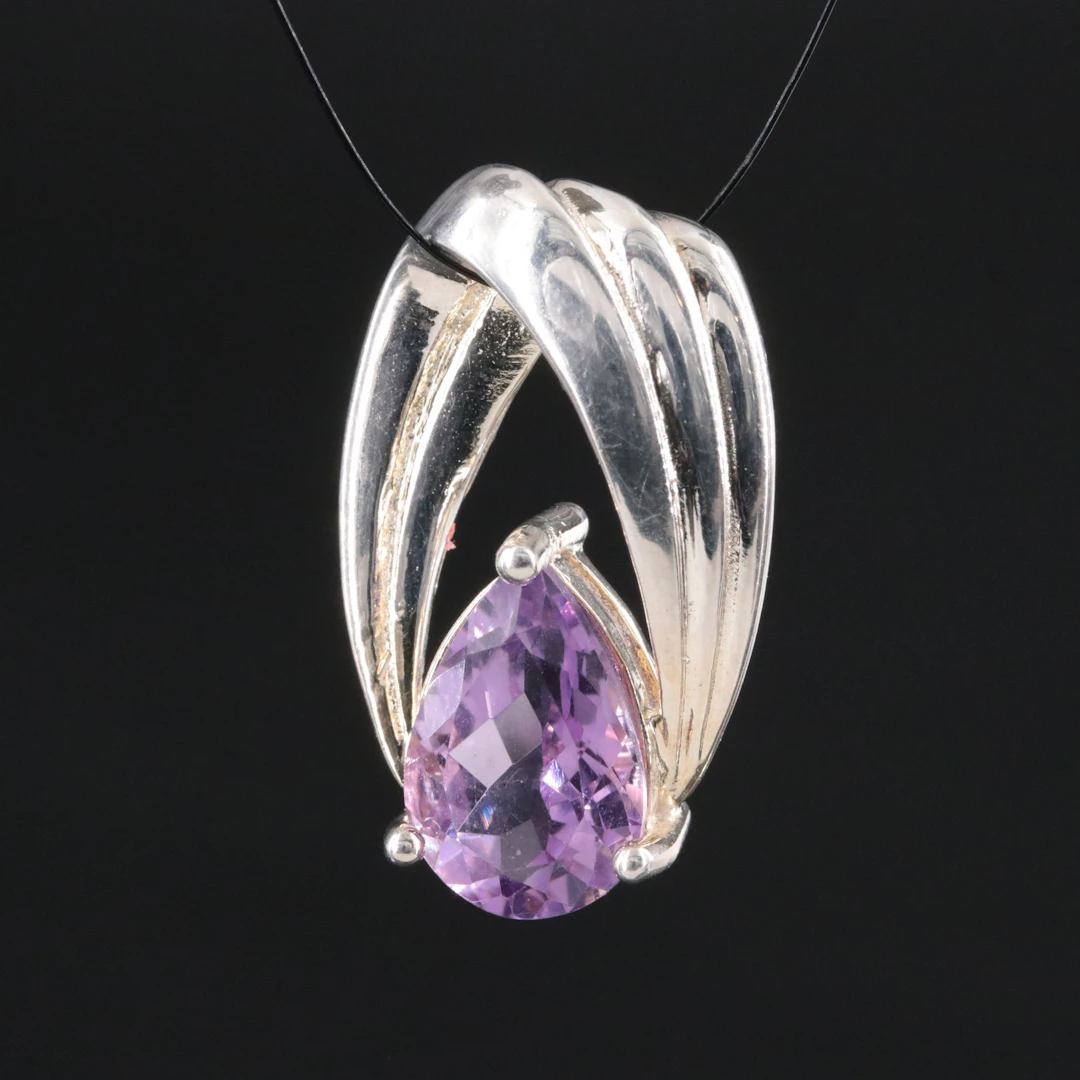 Sterling Amethyst Pendant