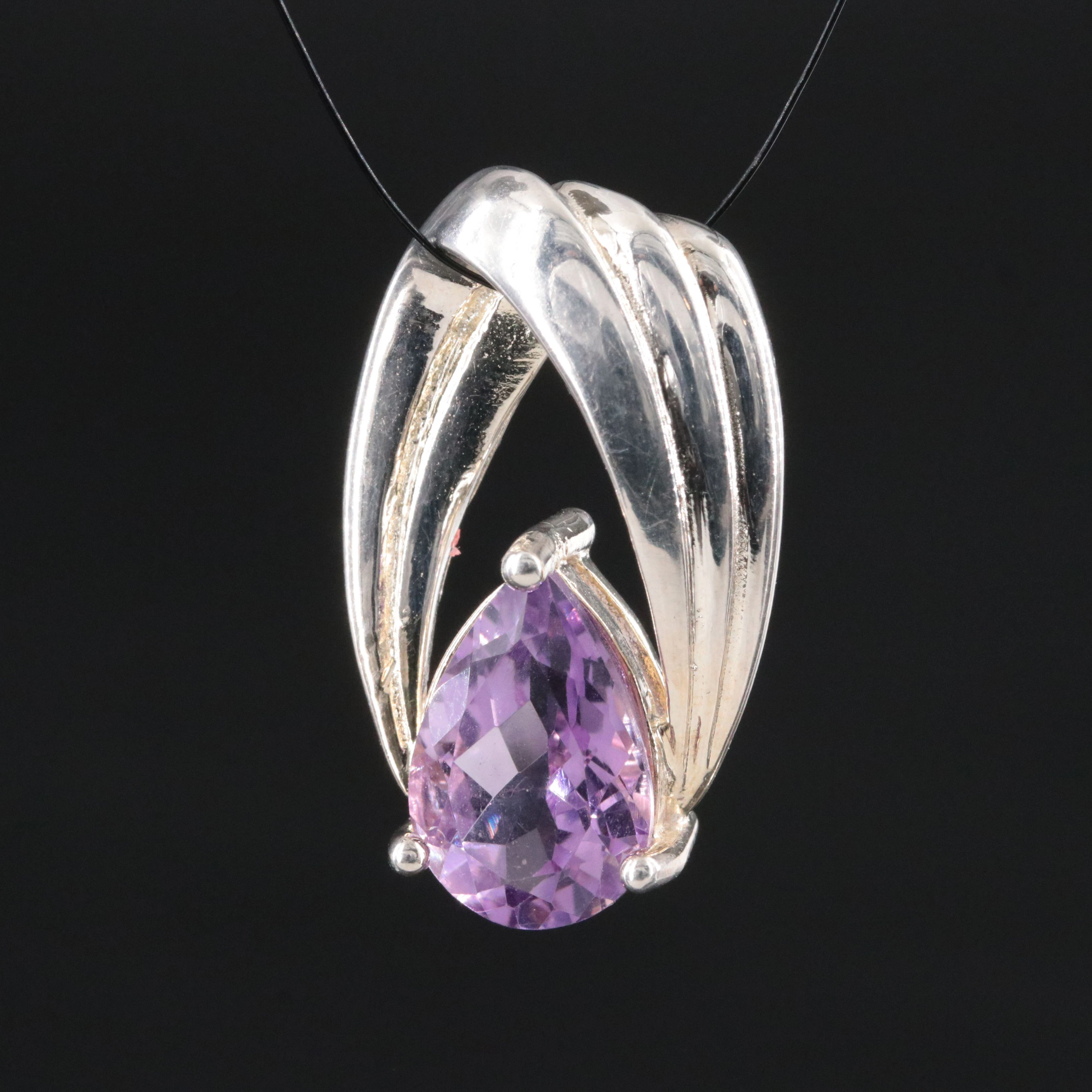 Sterling Amethyst Pendant