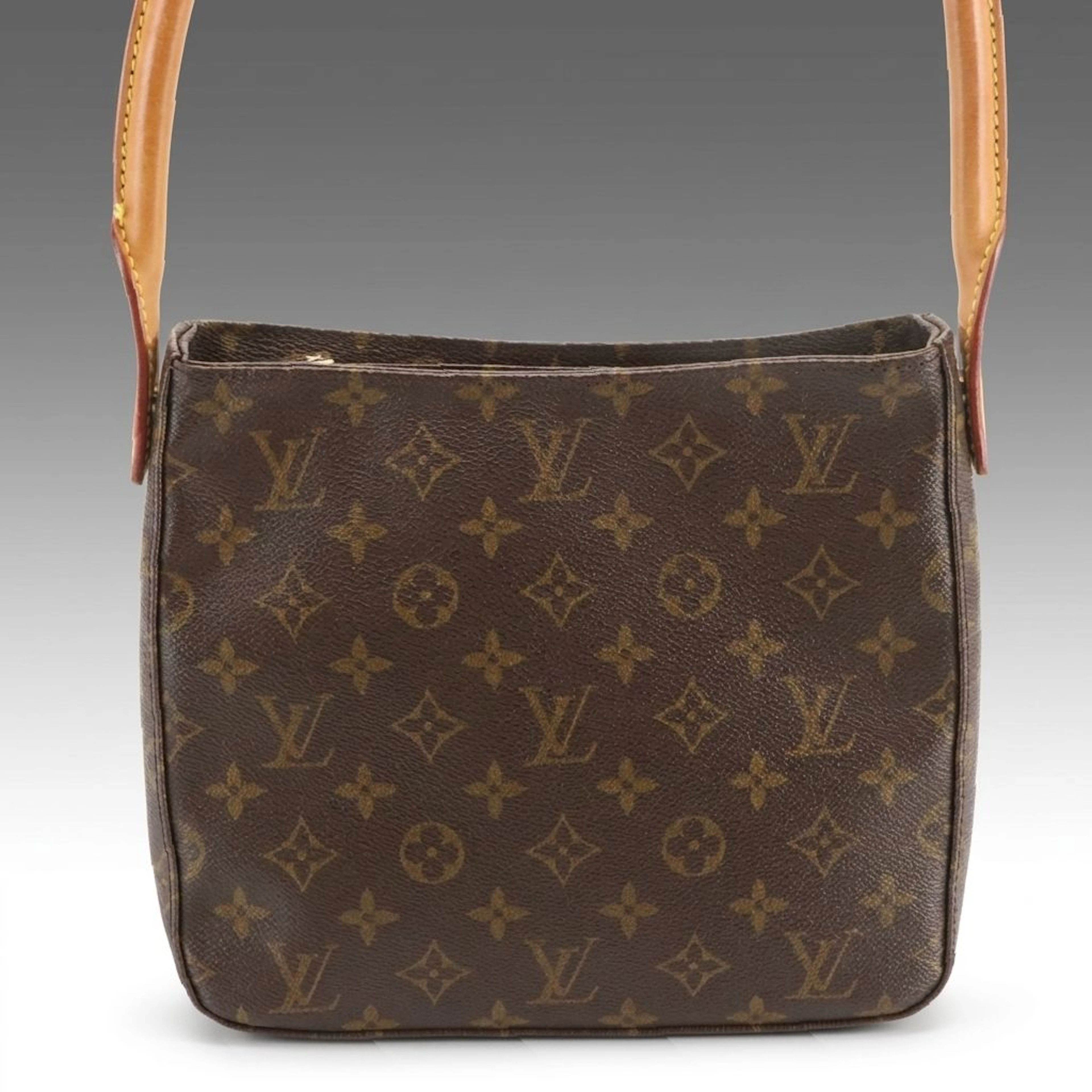 Louis Vuitton Looping MM Shoulder Bag in Monogram Canvas and Vachetta Leather