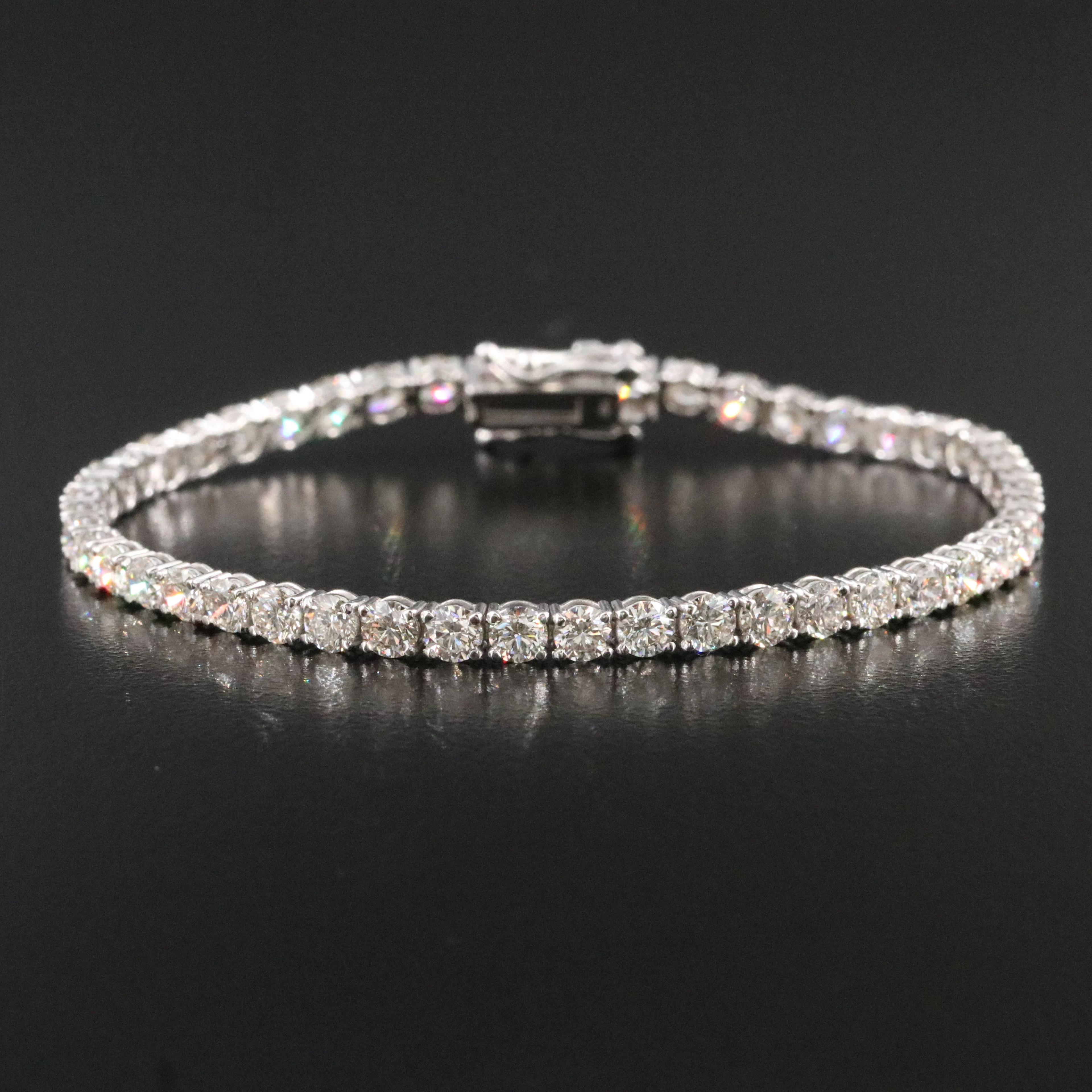 14K 6.86 CTW Diamond Line Bracelet