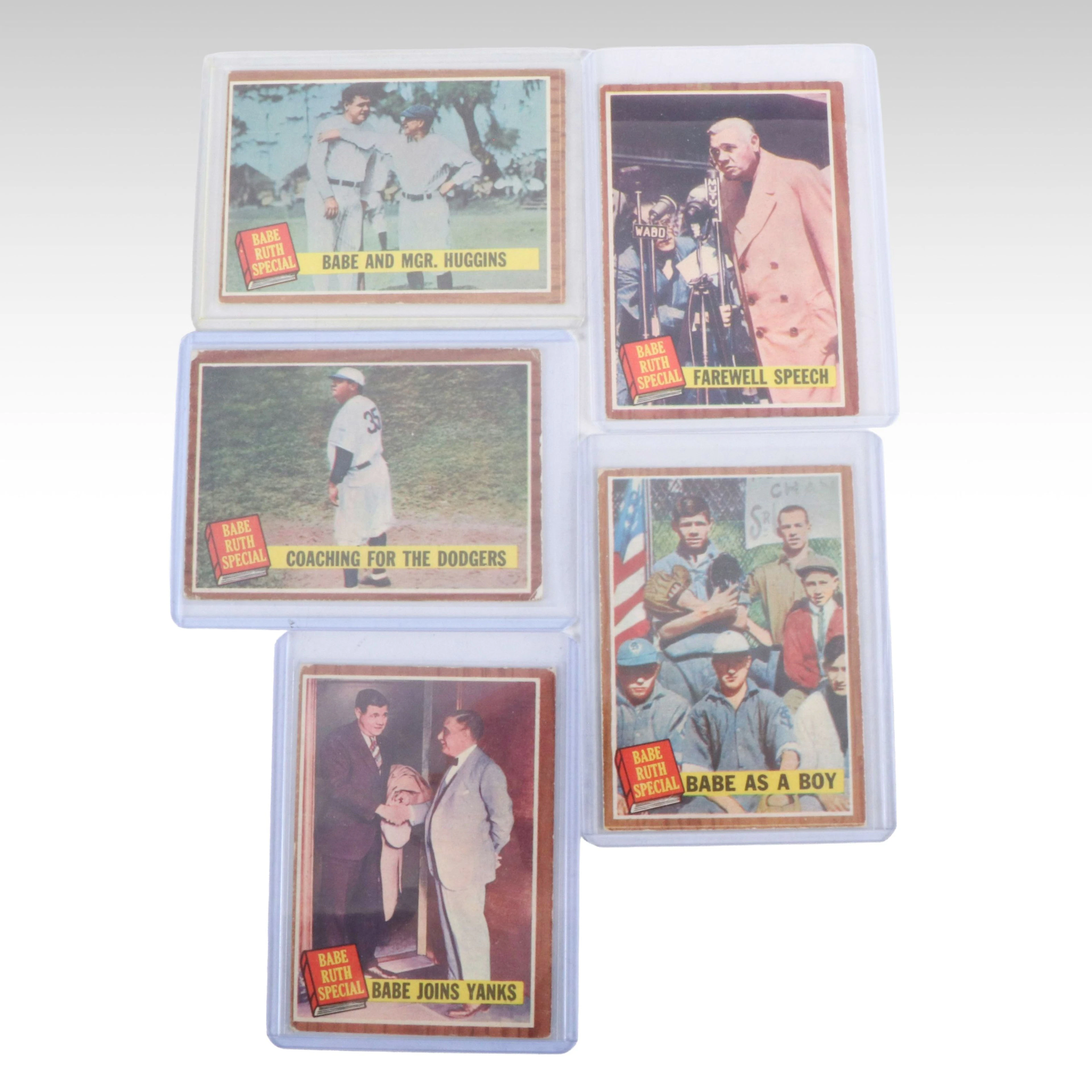 1962 Topps Babe Ruth Baseball Cards