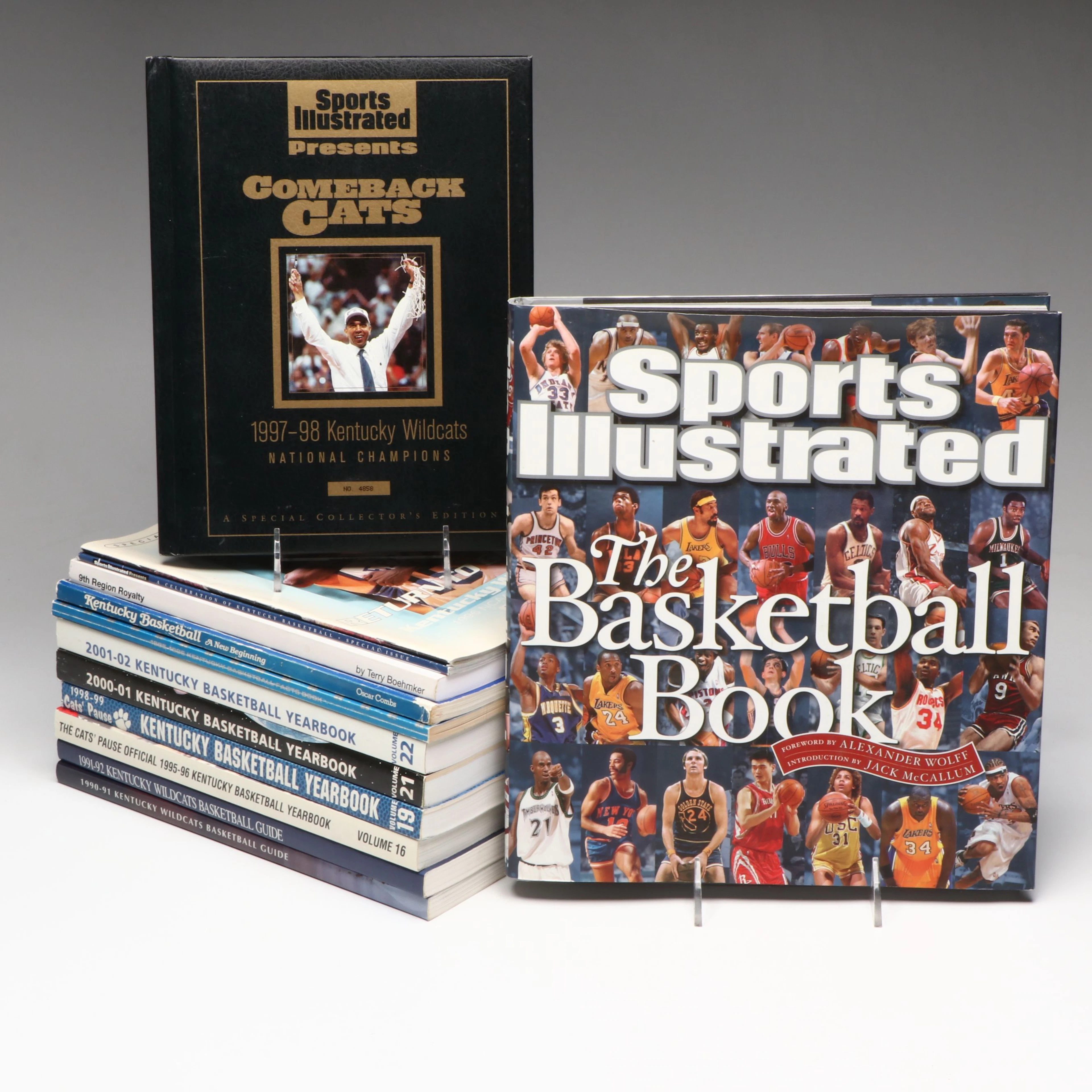 Sports Illustrated "The Basketball Book" with Kentucky Wildcats Books