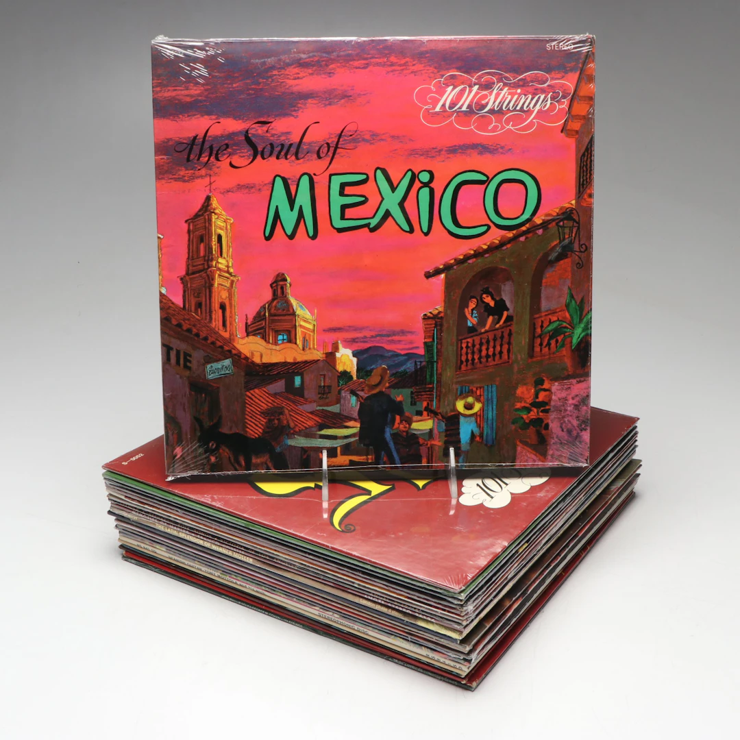 "Million Seller Hits From Italy" and More 101 Strings Vinyl Records