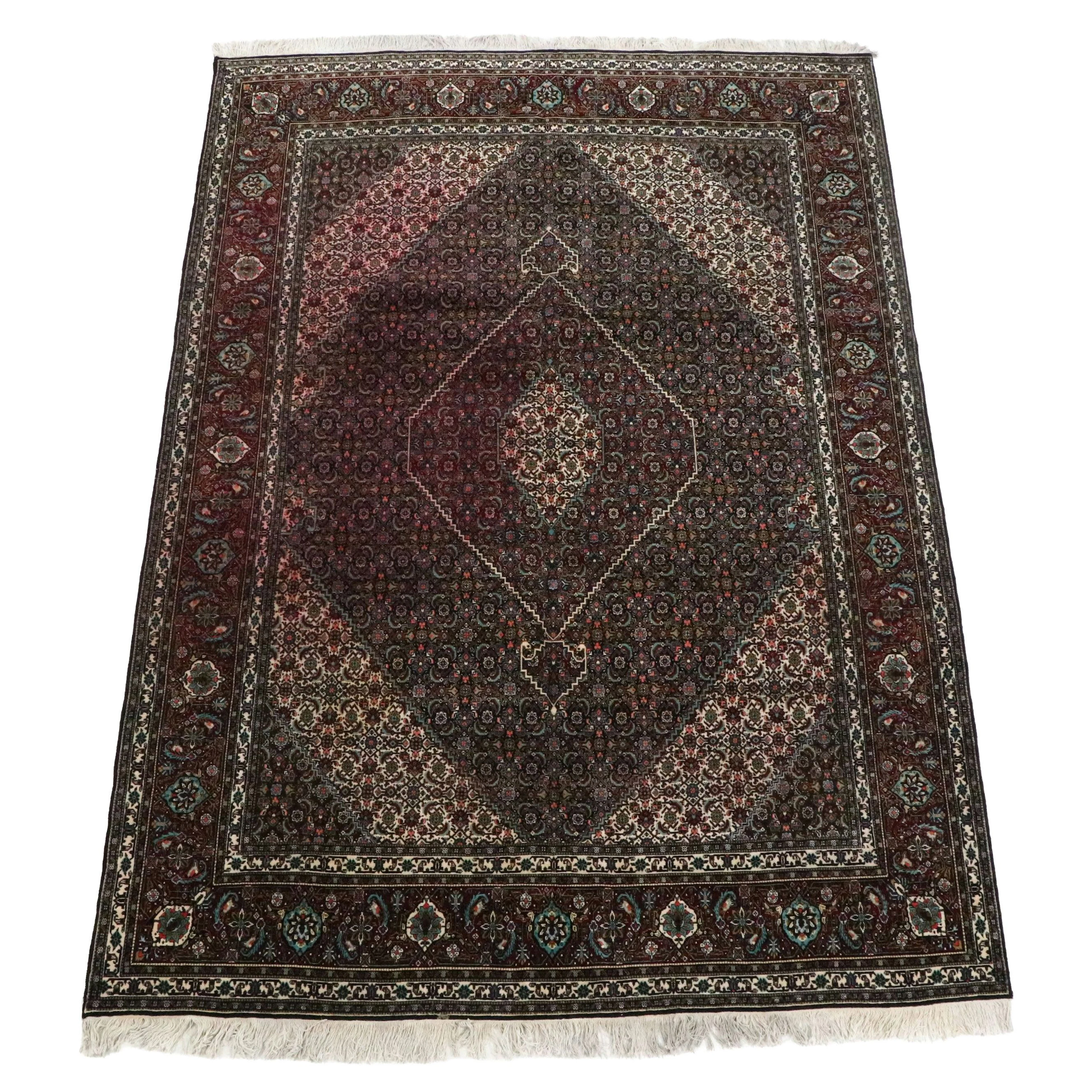 8'2 x 12'3 Hand-Knotted Persian Bijar Room Sized Rug