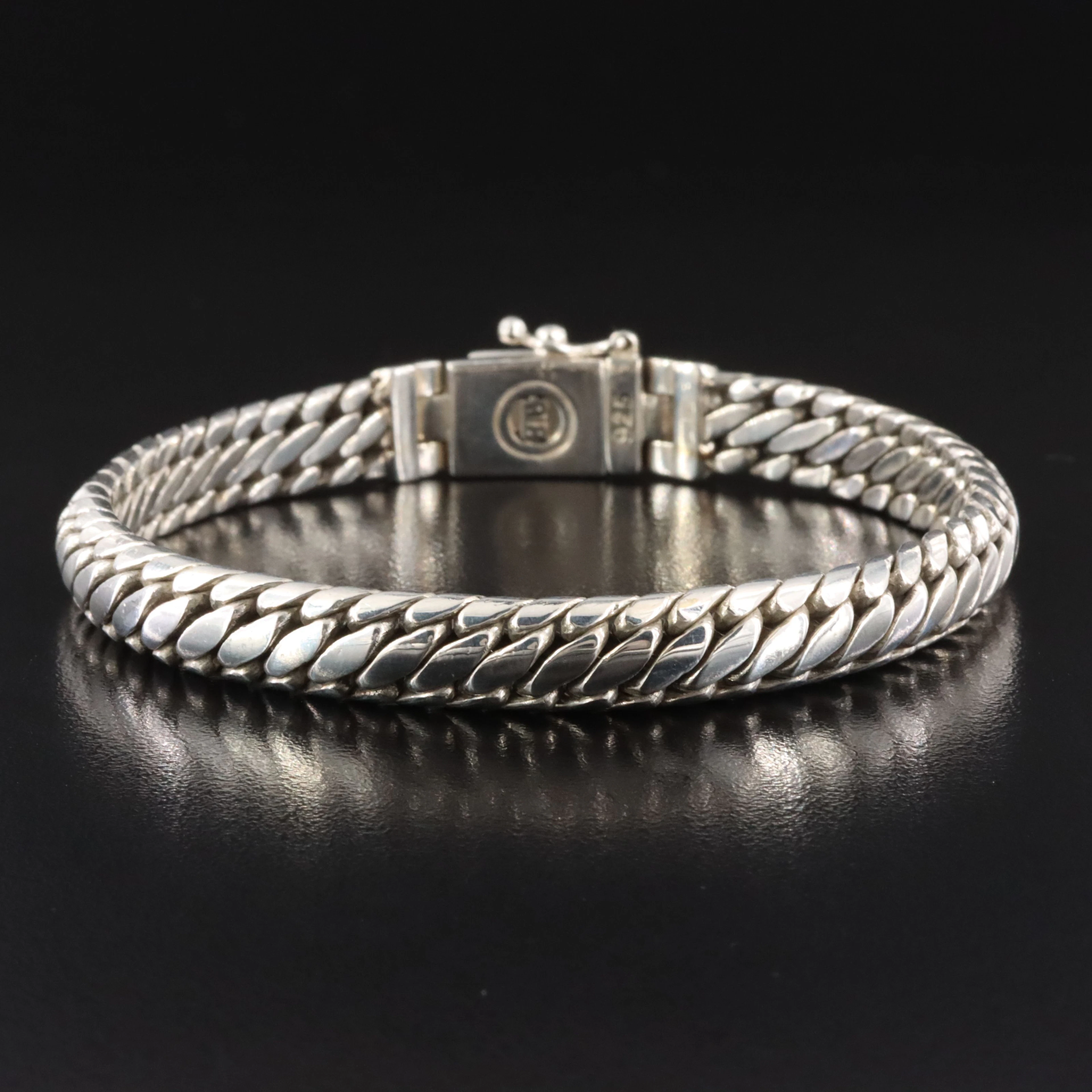Buddha to Buddha "Esther" Sterling Fancy Chain Bracelet