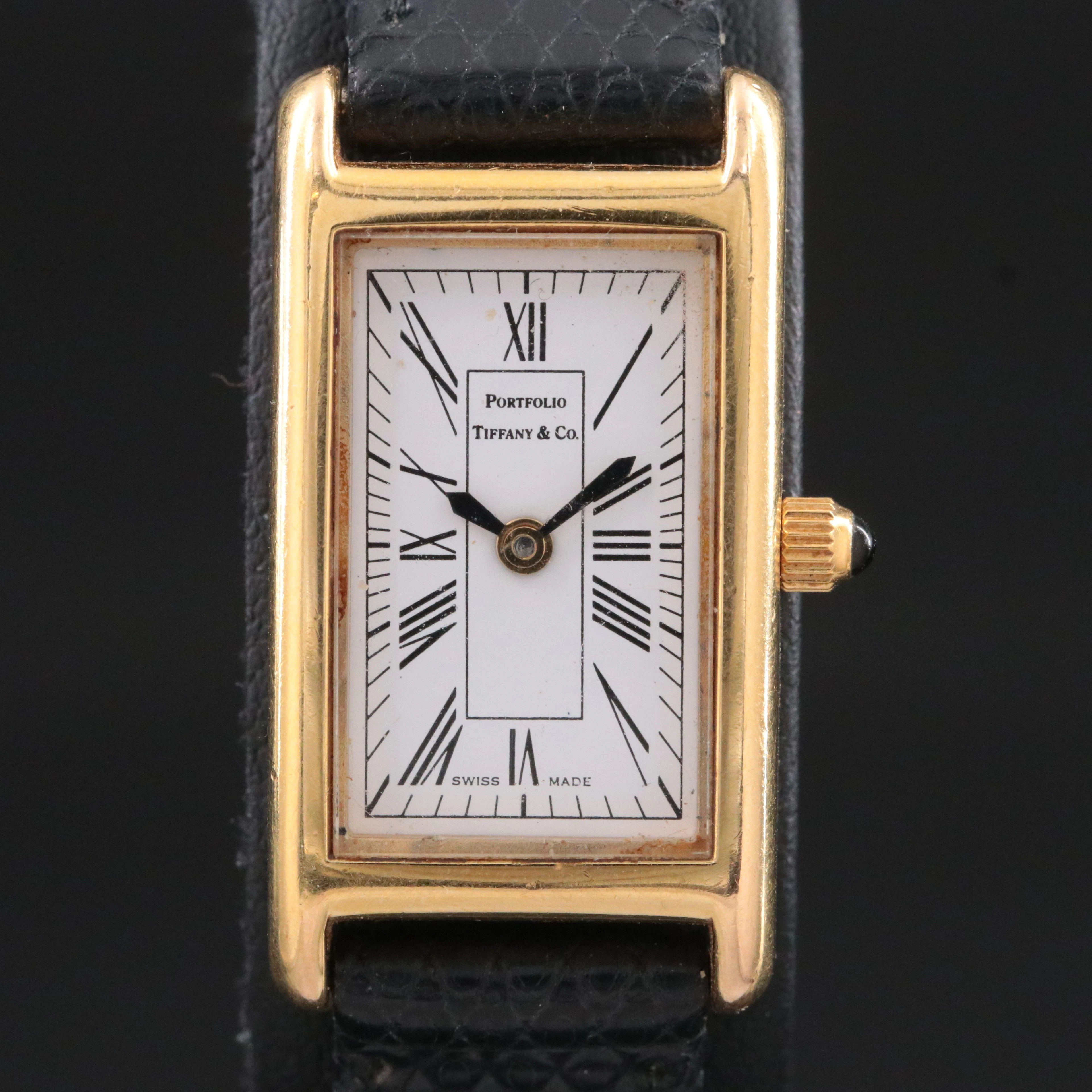 Tiffany & Co. Portfolio Quartz Watch for Marshalls Model 525.1019 Watch