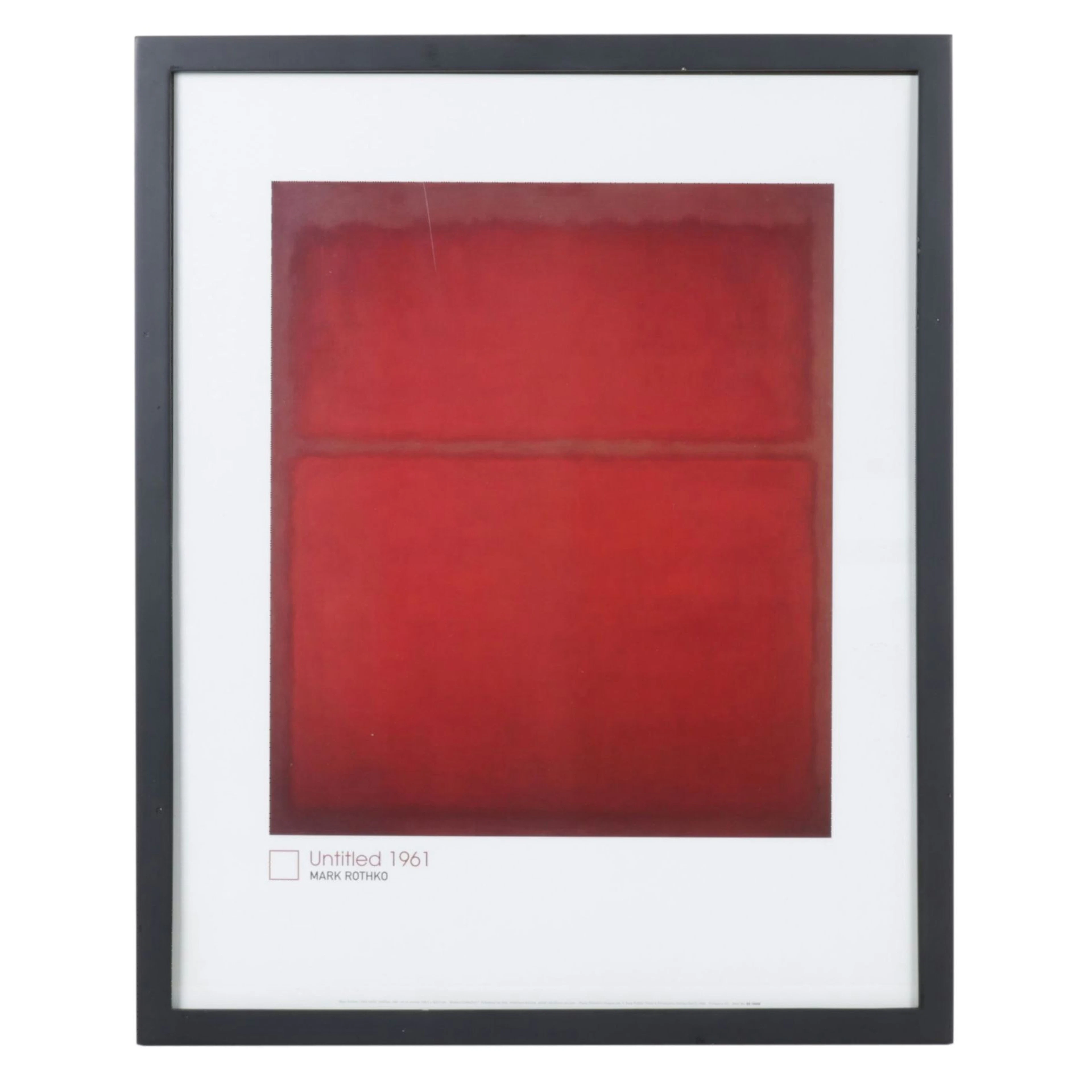 Offset Lithograph After Mark Rothko "Untitled", 1998