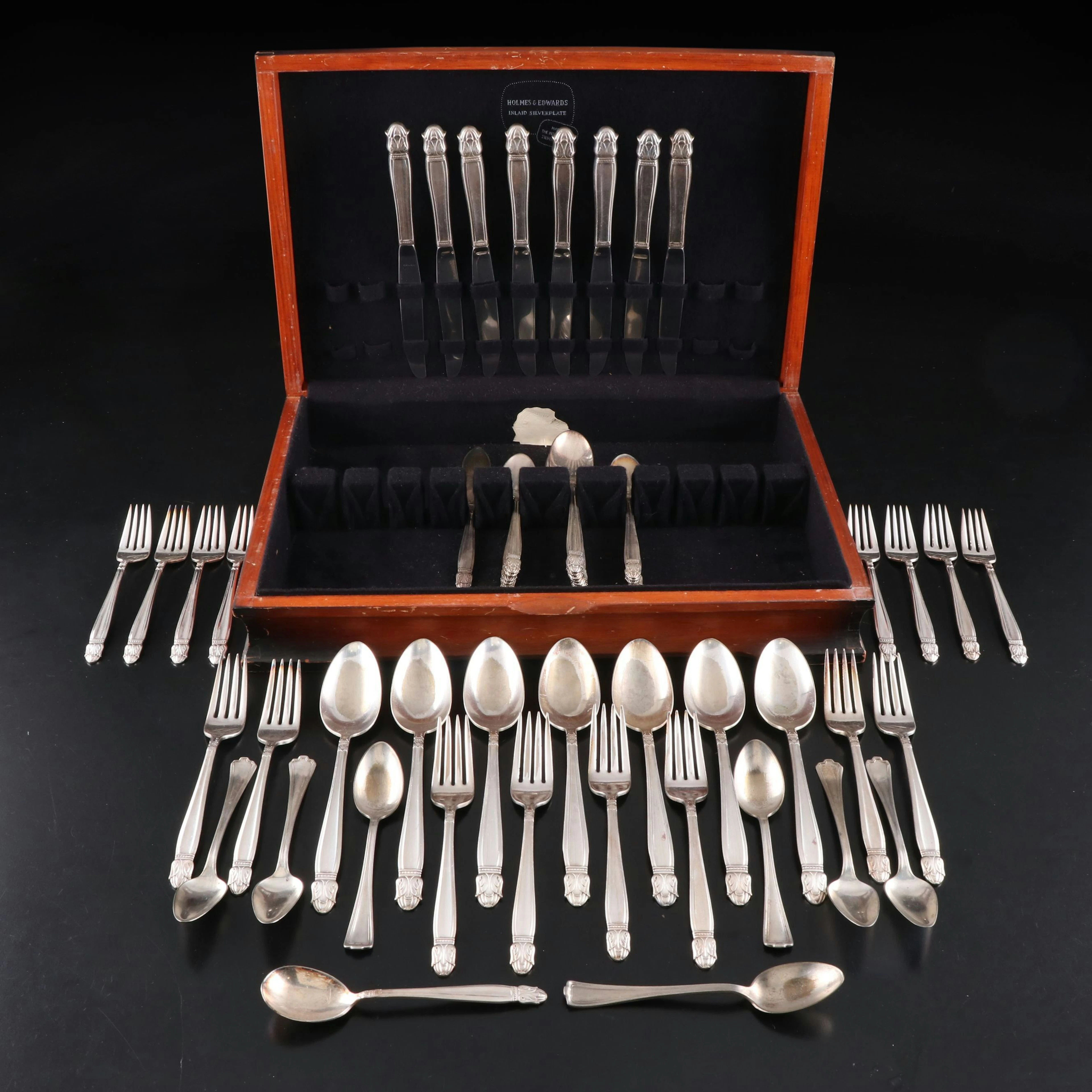 Holmes & Edwards "Danish Princess" and Rogers Bros. Silver Plated Flatware