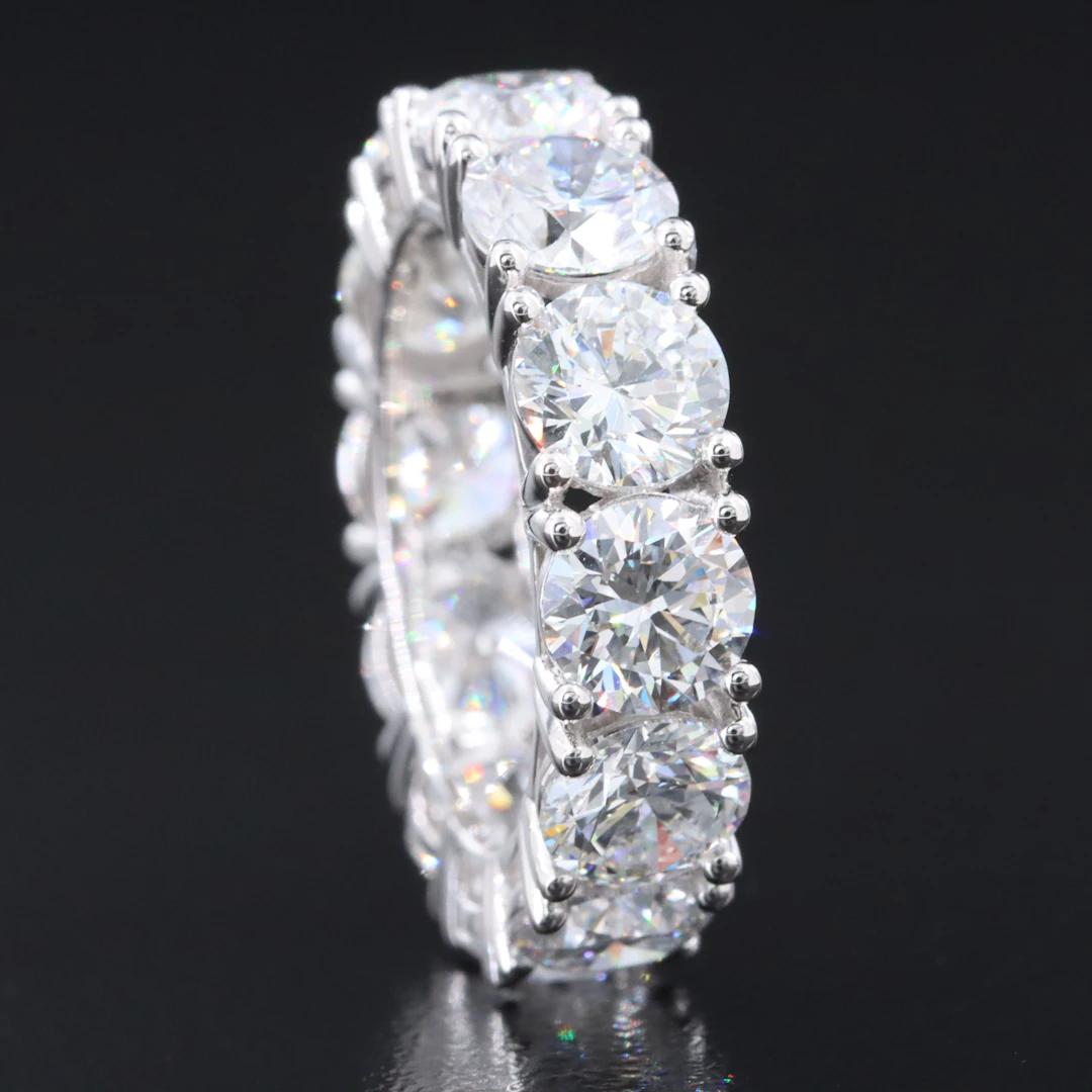 14K 7.60 CTW Lab Grown Diamond Eternity Band
