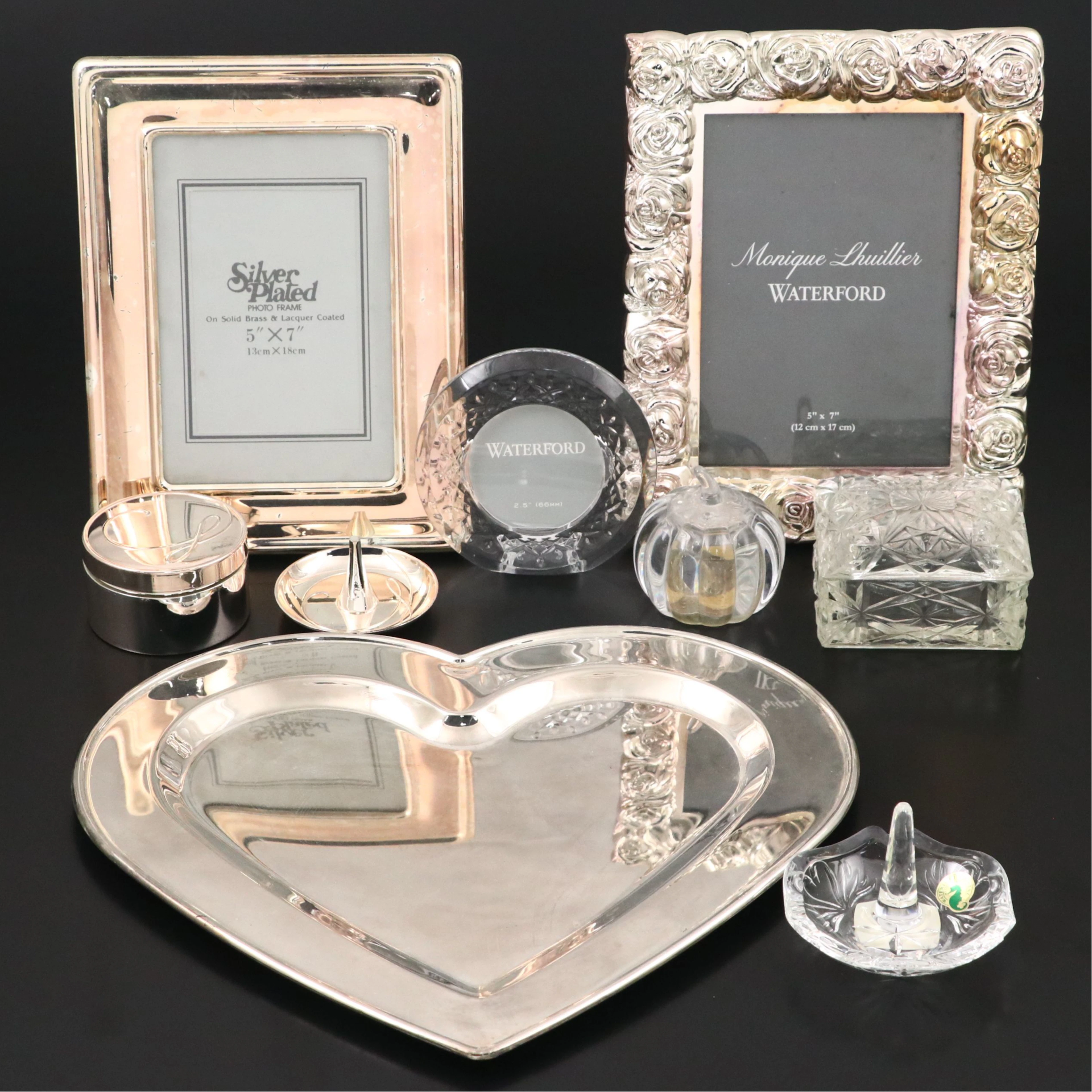 Waterford Crystal "Lismore" Mini Frame with More Vanity and Table Décor