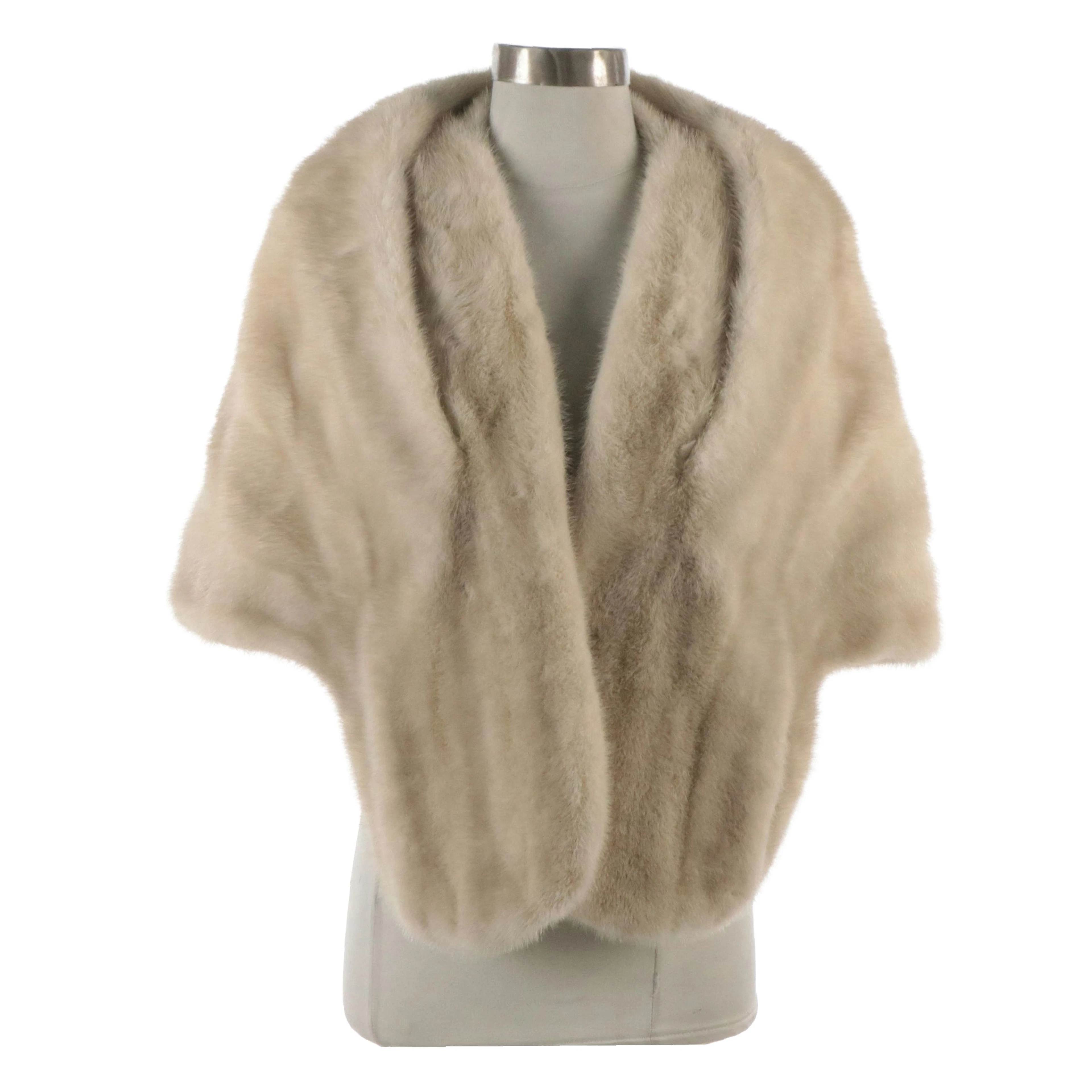 Blonde Mink Fur Stole from The Minerva Collection for Gidding Jenny, Vintage