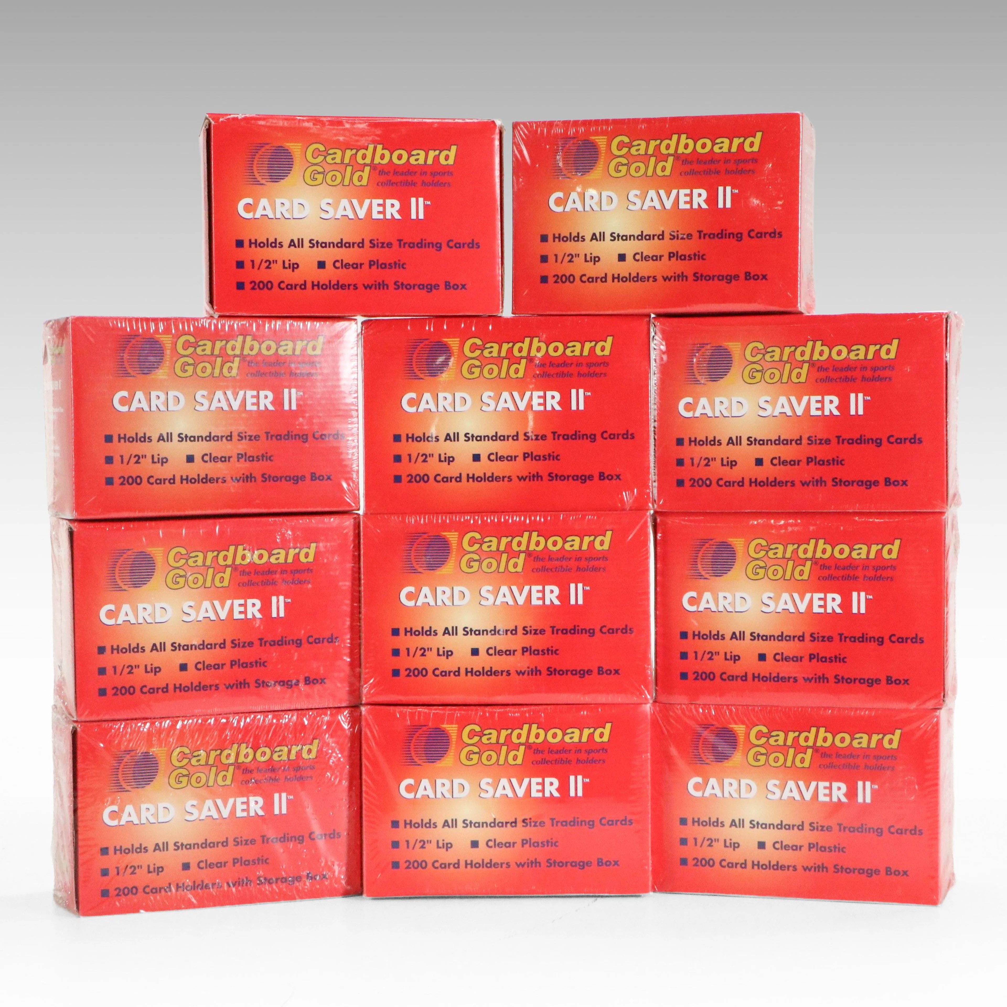 Cardboard Gold Card Saver II Trading Card Sleeves