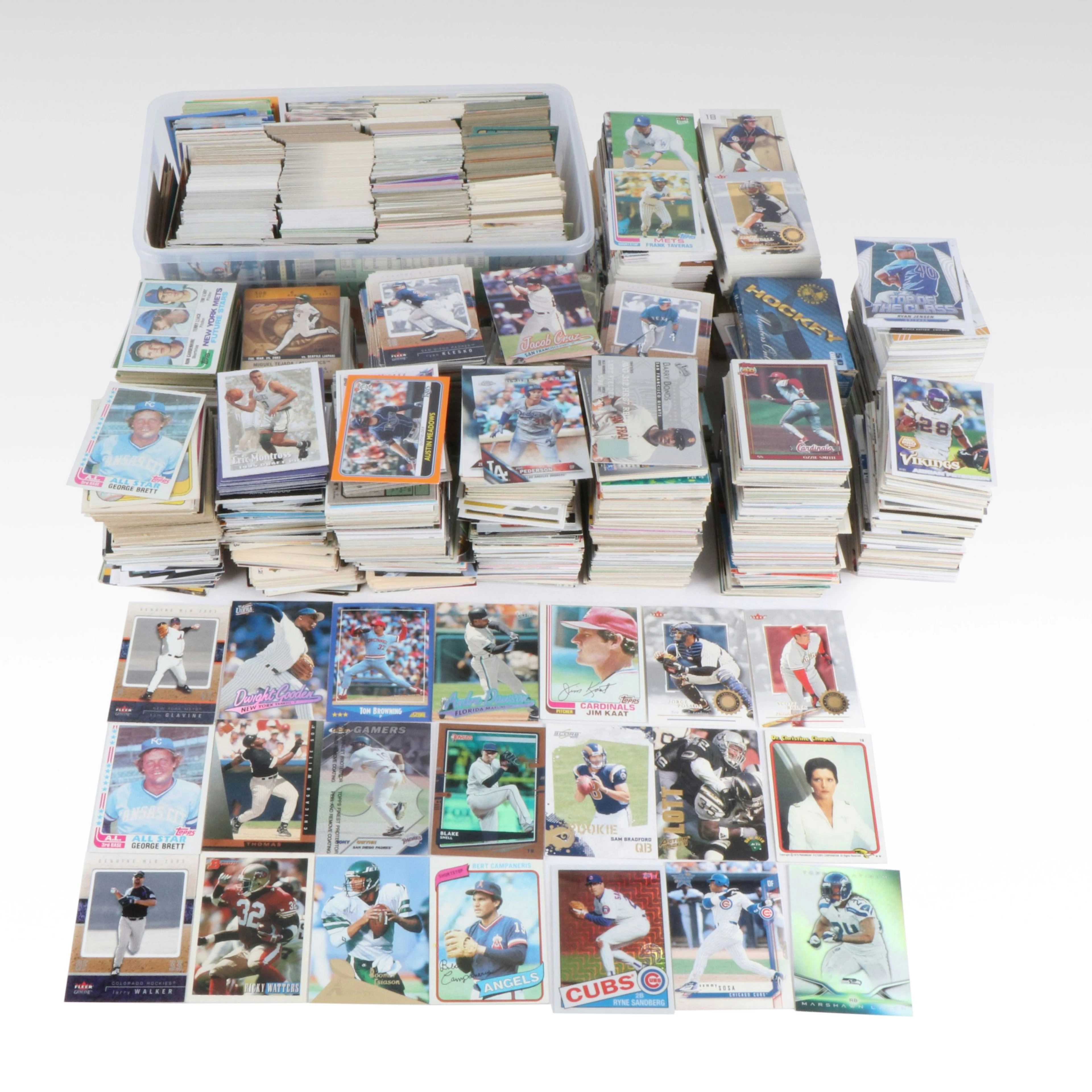 Score with Other Trading Cards Cards Featuring Marshawn Lynch and Andre Dawson