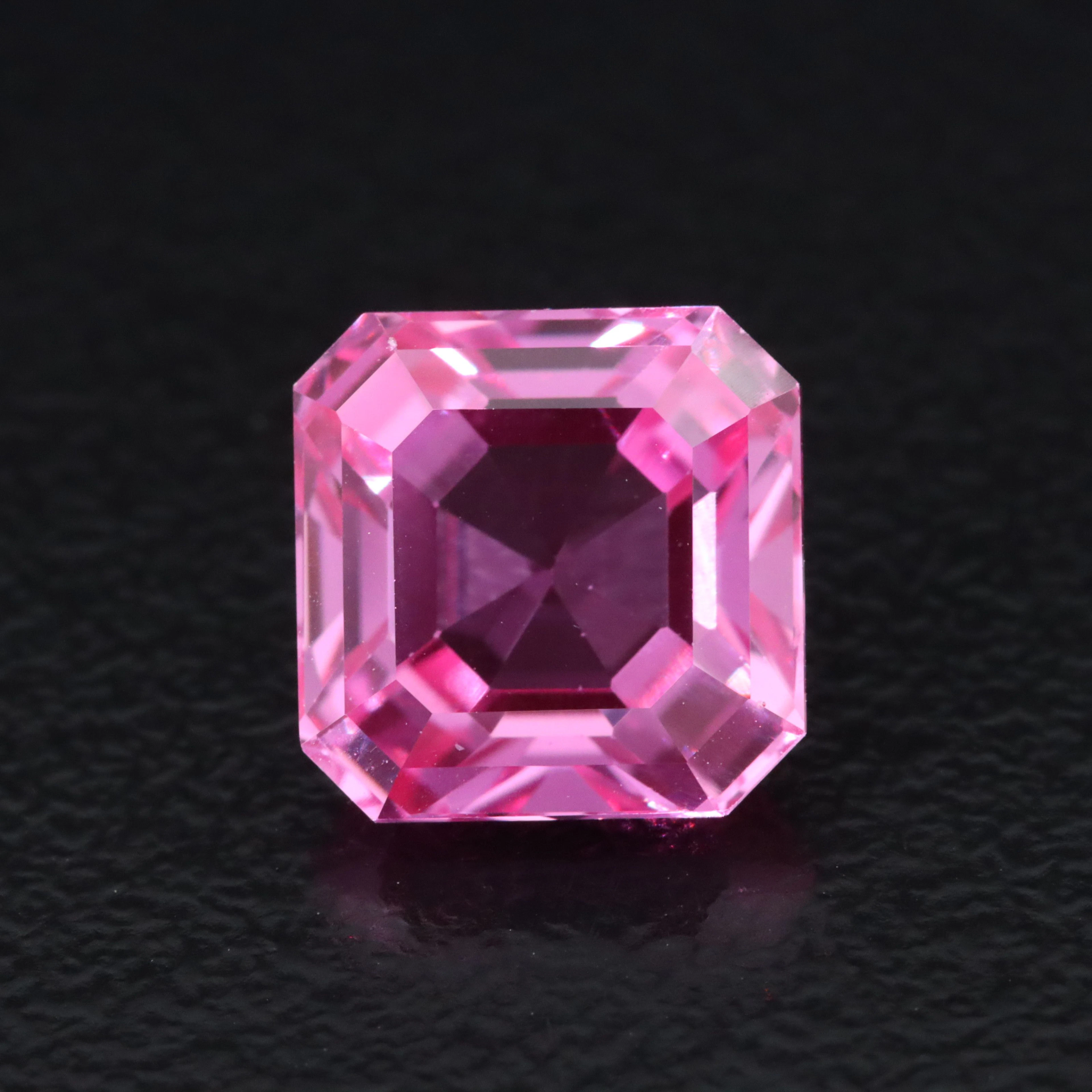 Loose 4.77 CT Lab Grown Pink Sapphire