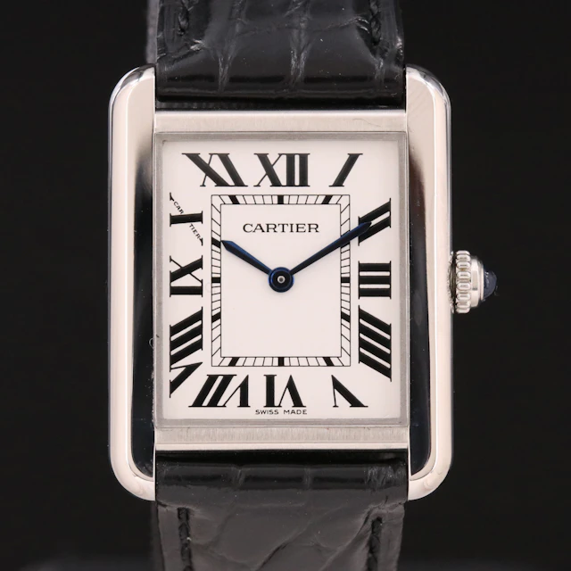 Cartier Tank Solo Steel Quartz Watch