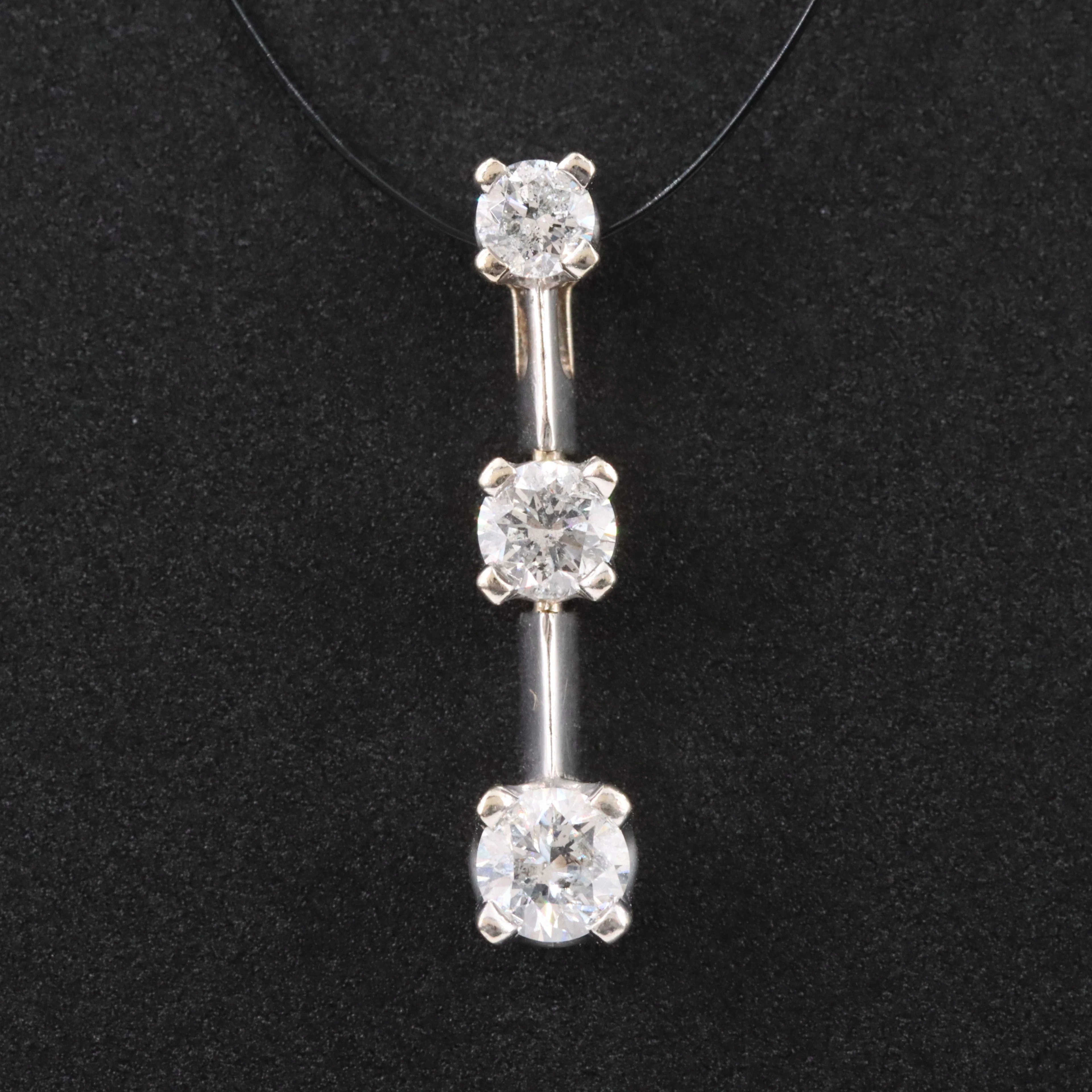 14K 0.46 CTW Diamond Pendant