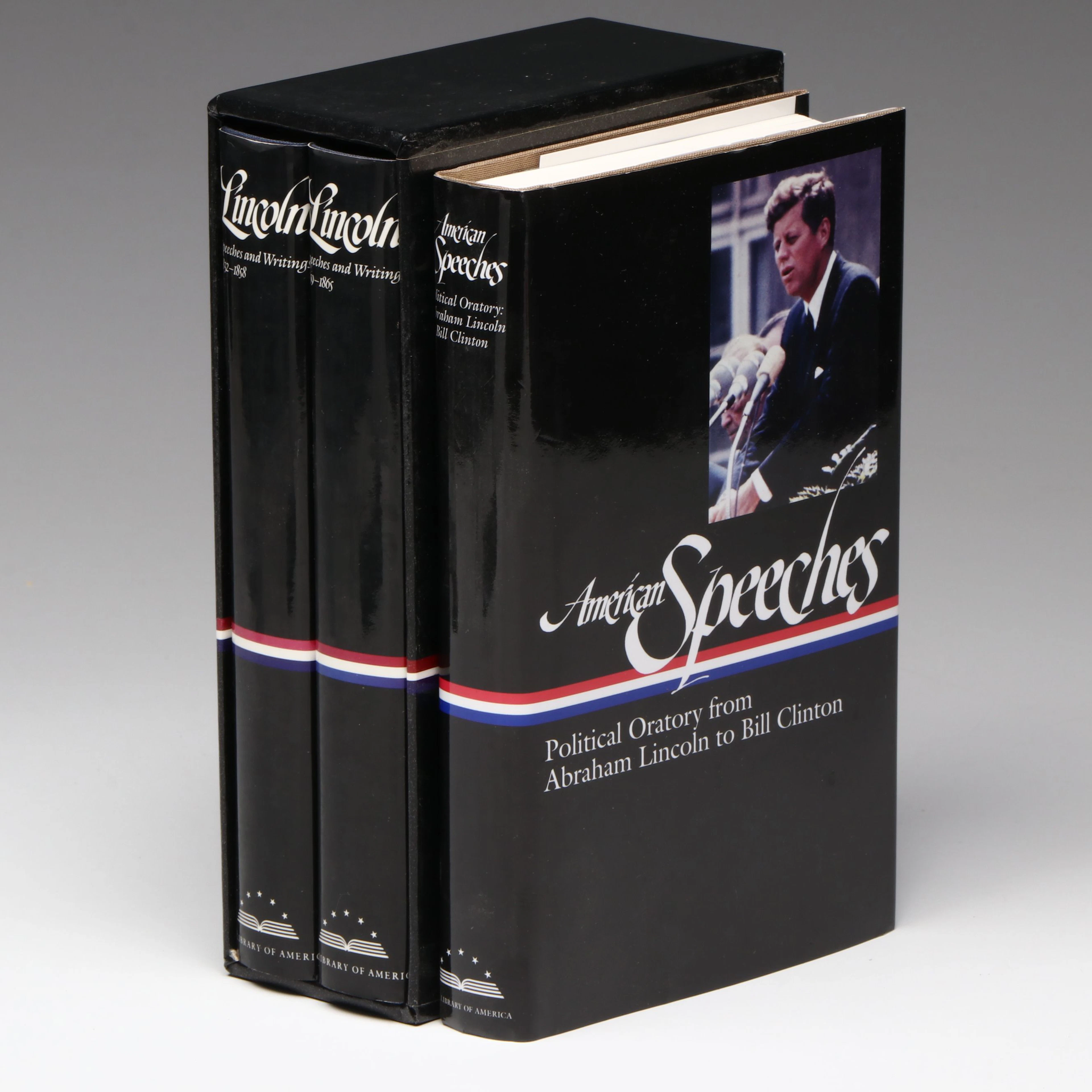 Library of America "Speeches and Writings" Box Set by Abraham Lincoln and More