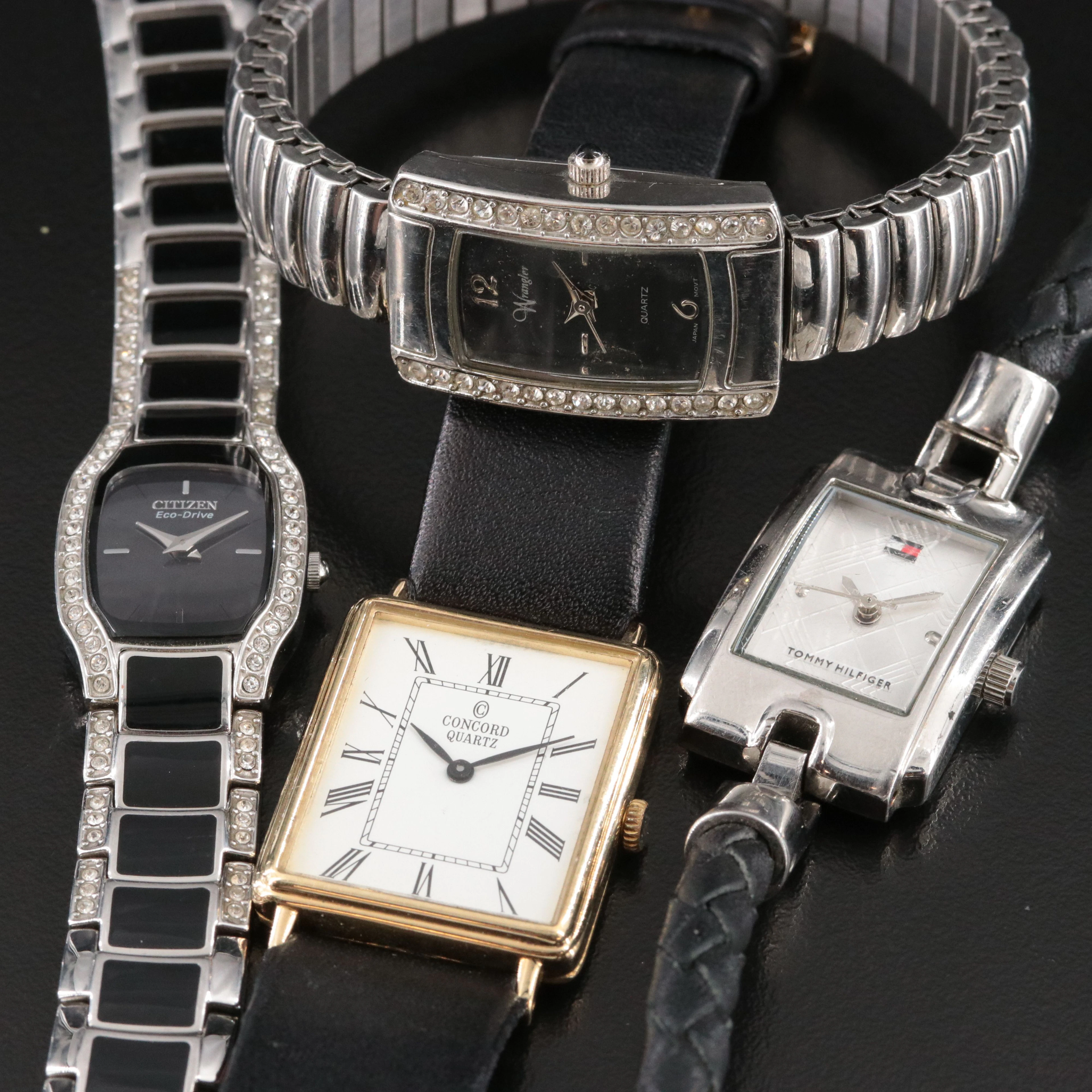 Collection of Quartz Watches Featuring Tommy Hillfinger and Concord