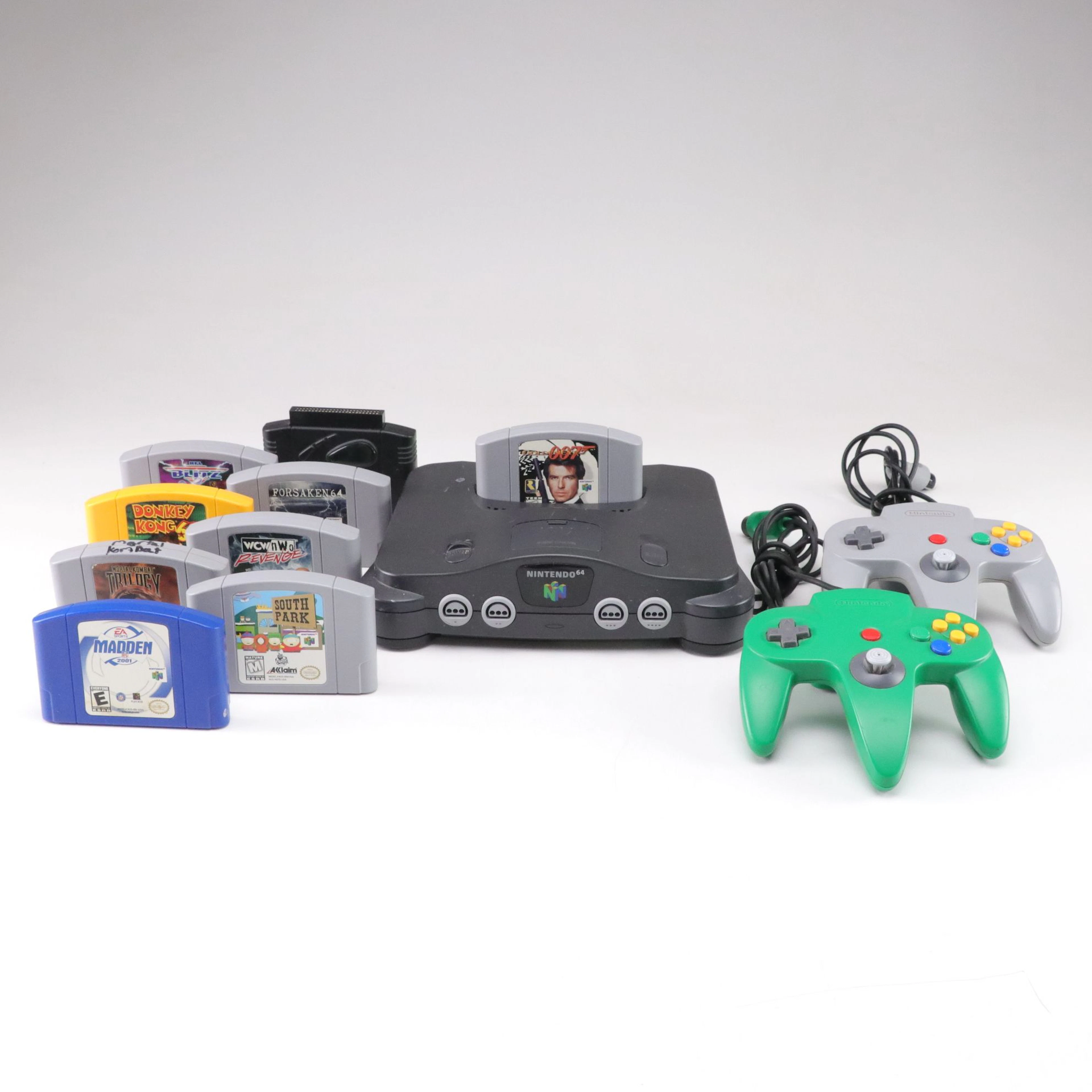 Nintendo 64, Controllers, Mortal Combat Trilogy, Donkey Kong 64, and More Games