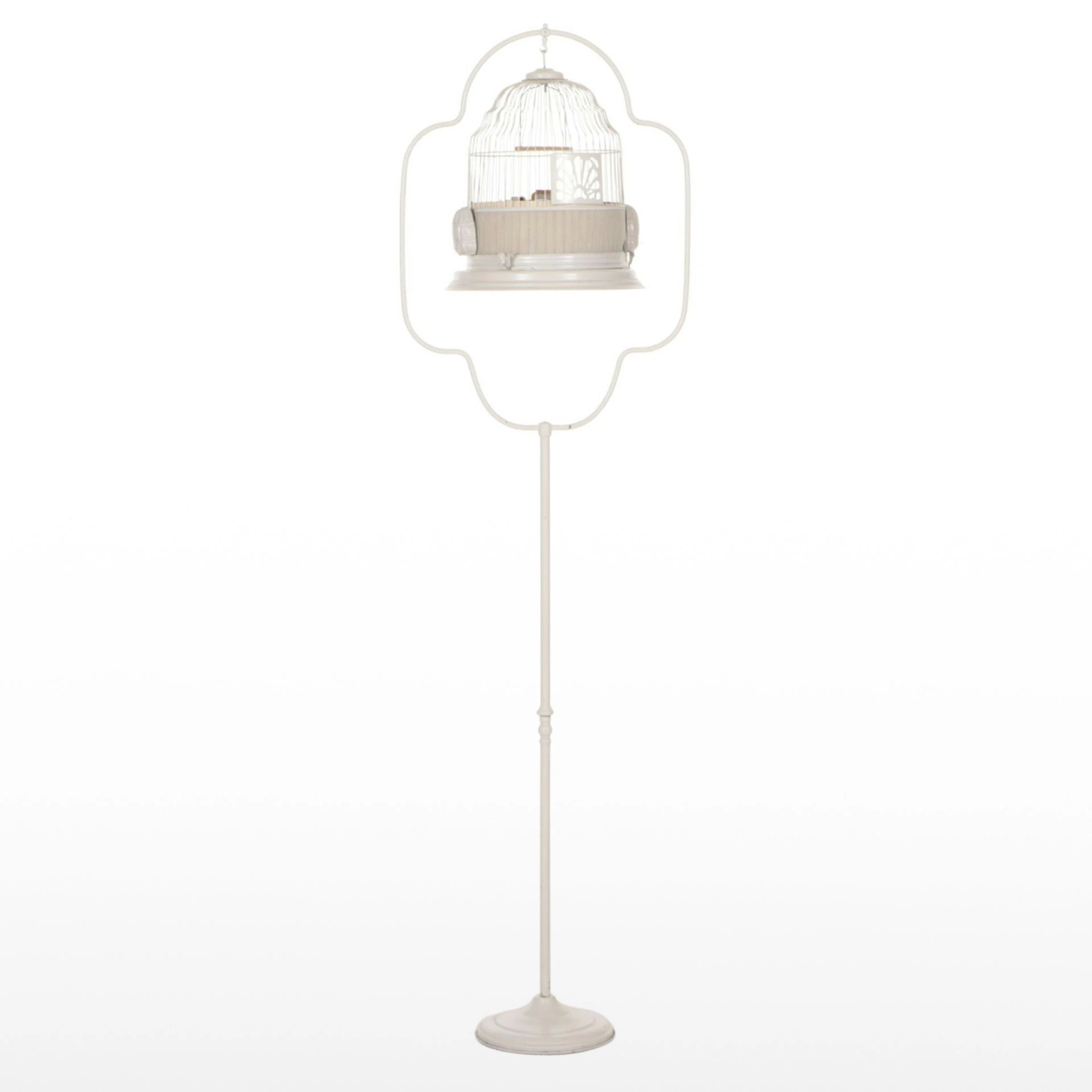 Doll Miniature Bedroom Set with Birdcage Display