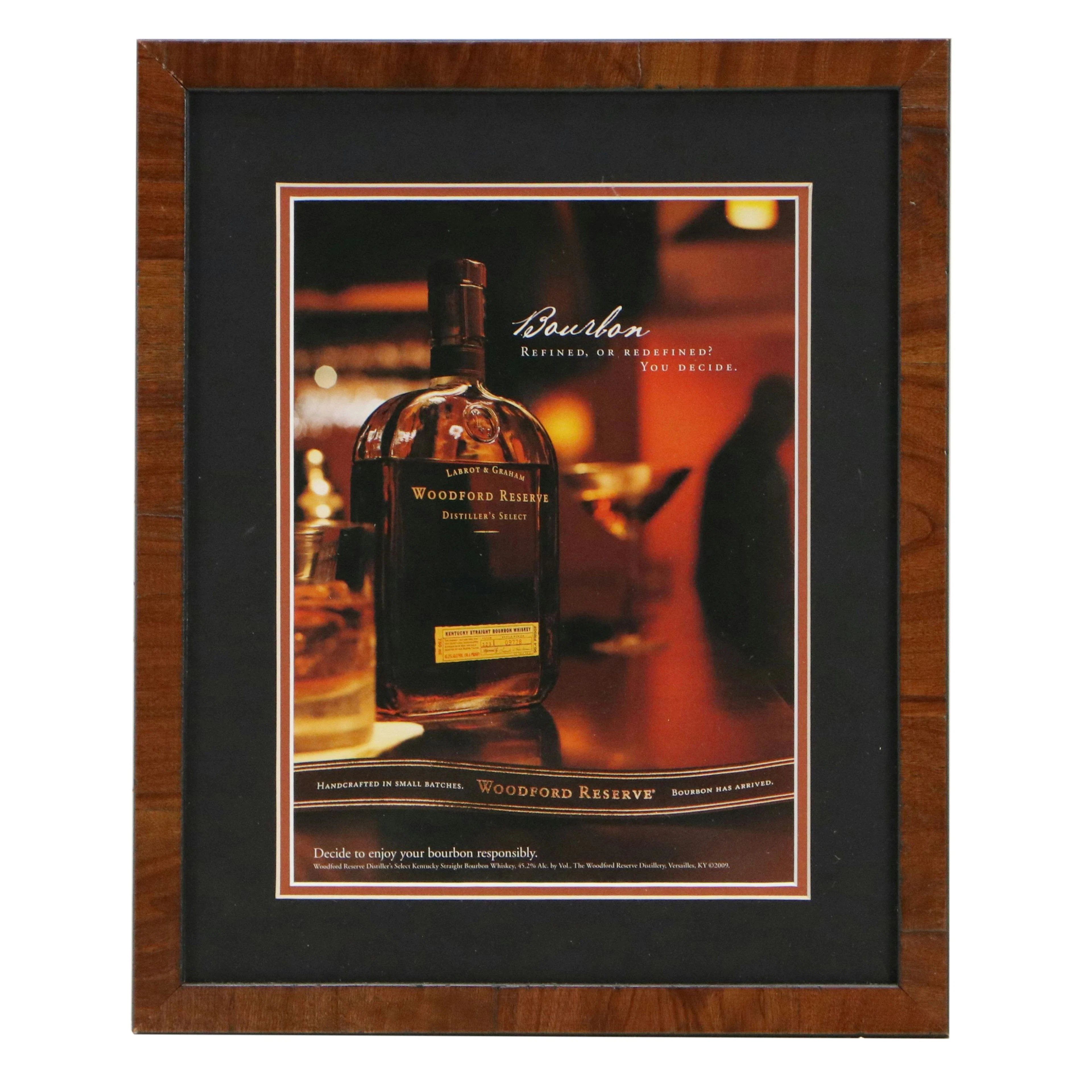 Woodford Reserve Offset Lithograph Advertisement, Circa 2009