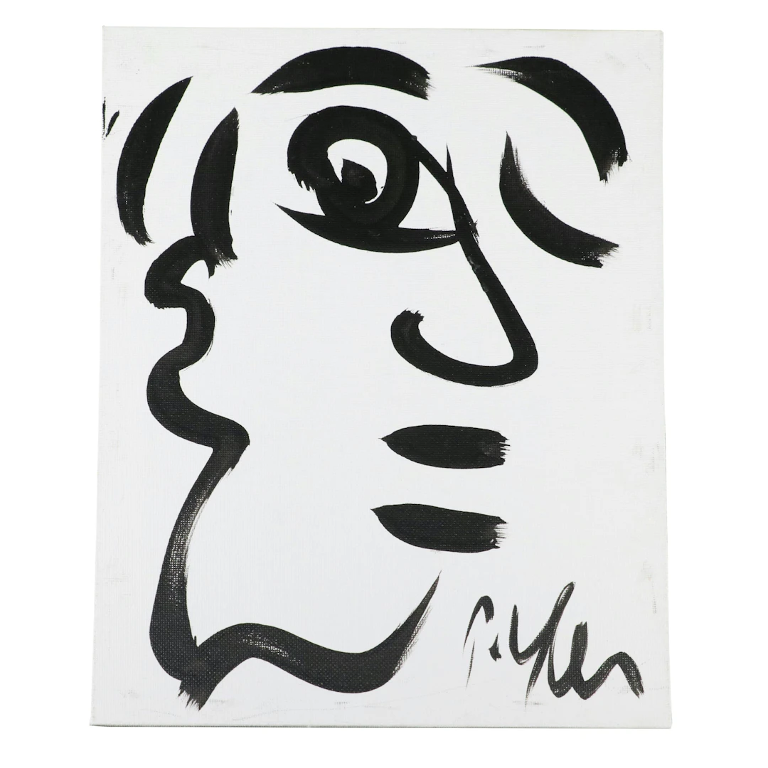 Peter Robert Keil Stylized Acrylic Portrait