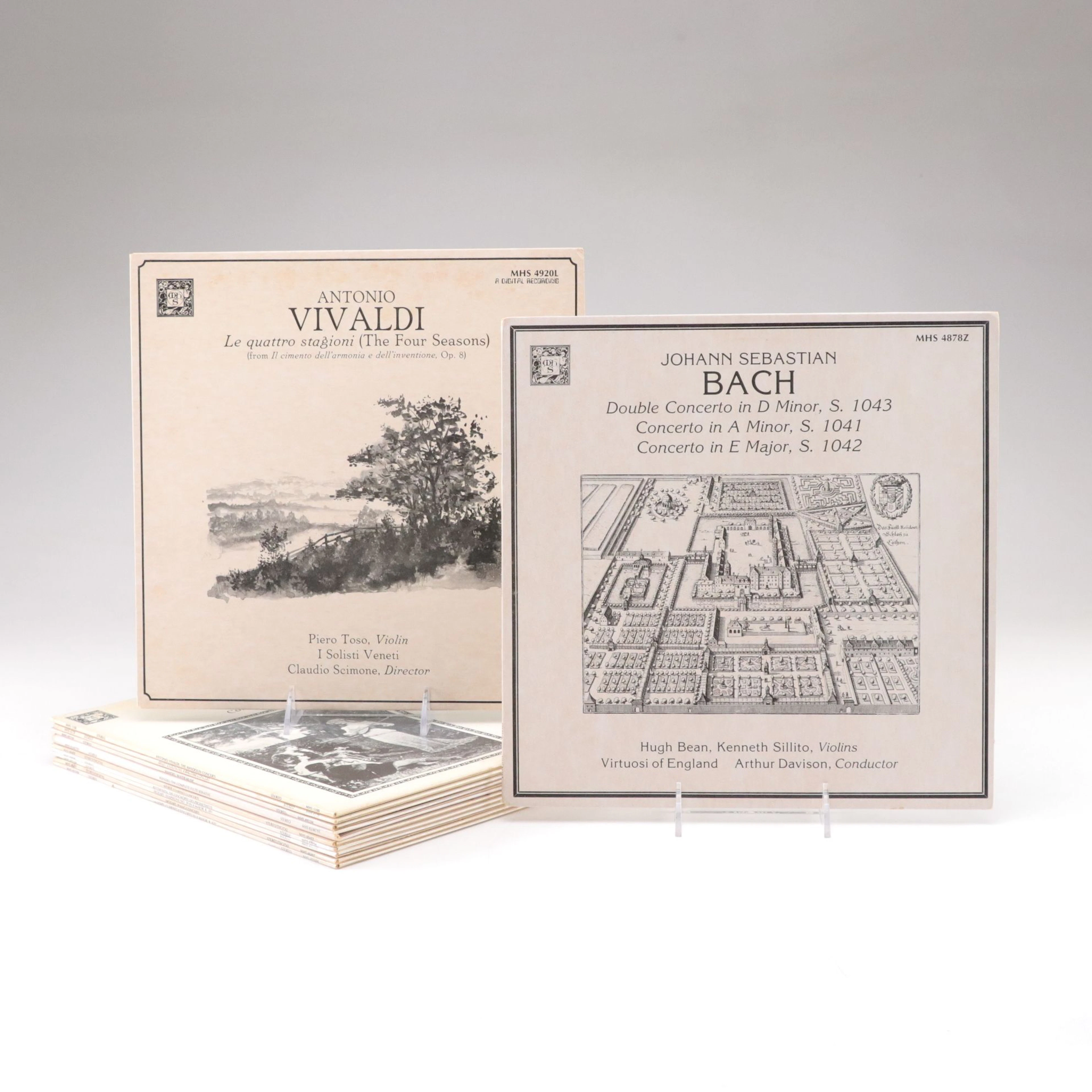 Antonio Vivaldi, Johann Sebastian Bach and More Musical Heritage Vinyl Records