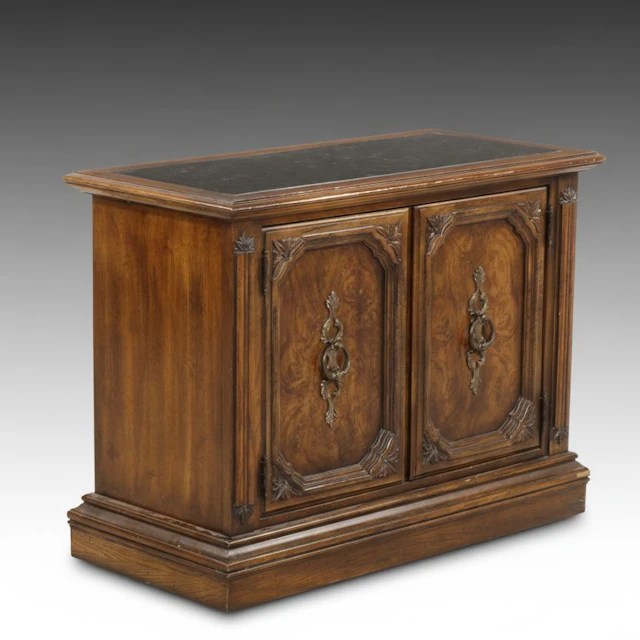 Stanley Furniture Spanish Baroque Style Server with Faux Marble Top
