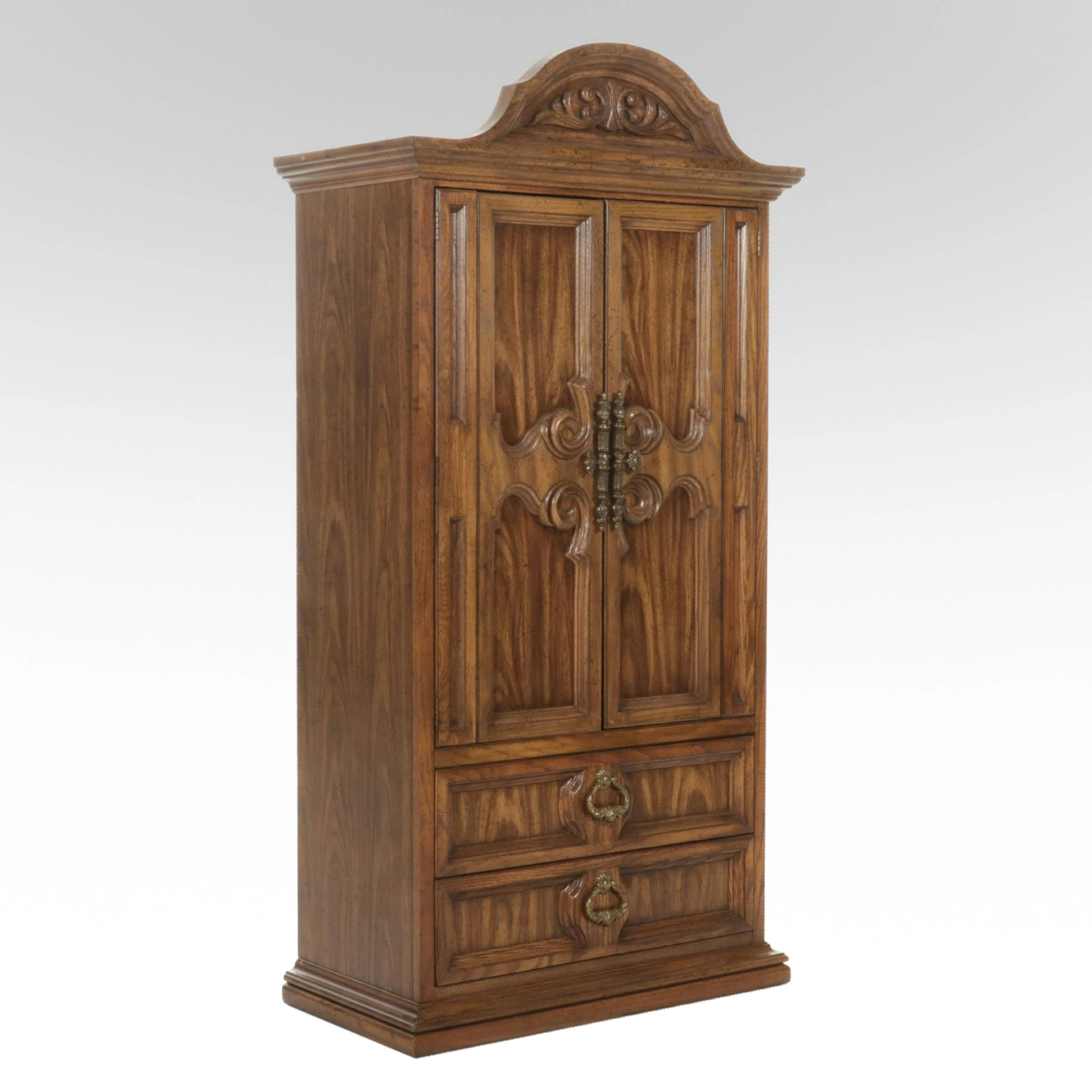Burlington House Spanish Baroque Style Wardrobe, Late 20th Century