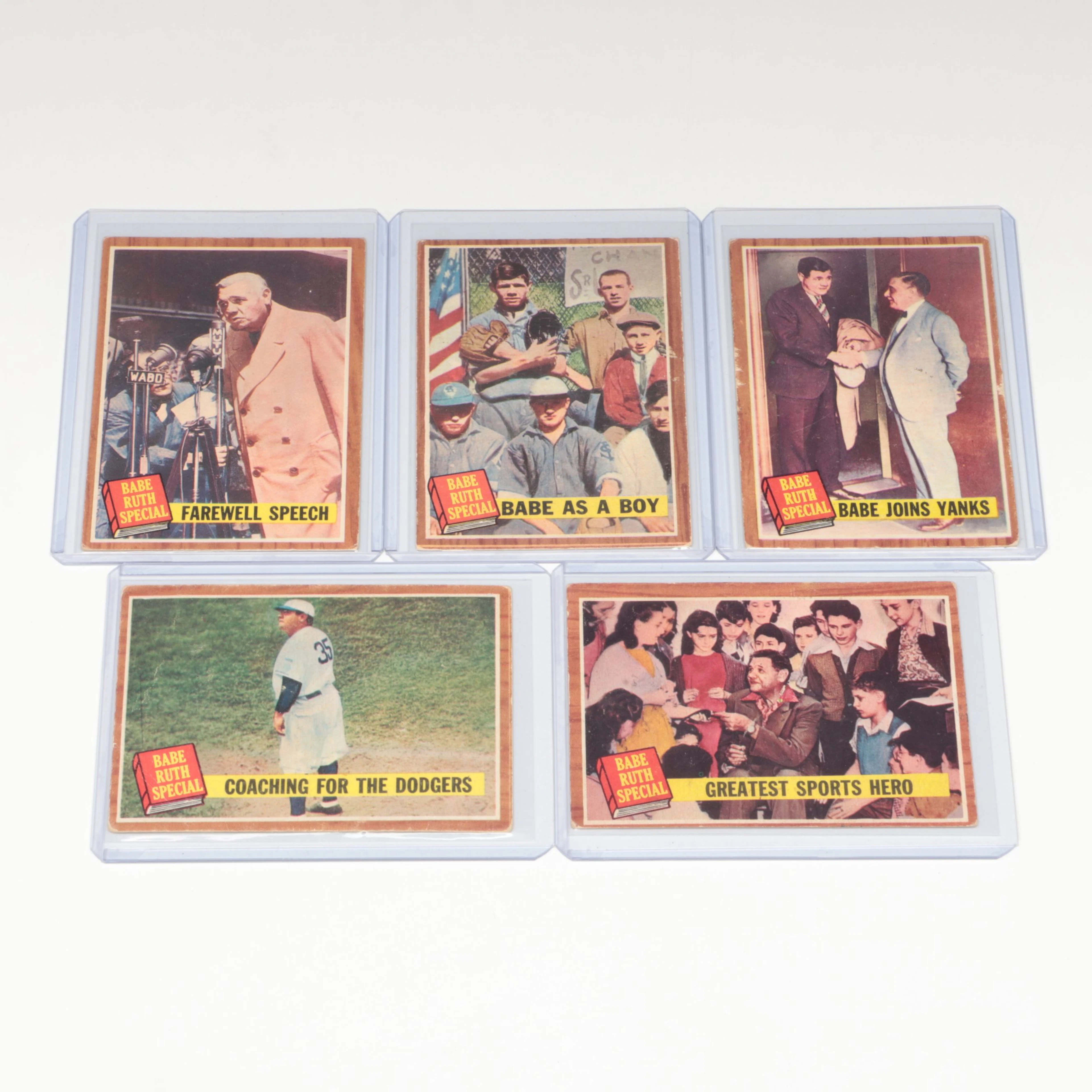 1962 Topps Babe Ruth Baseball Cards