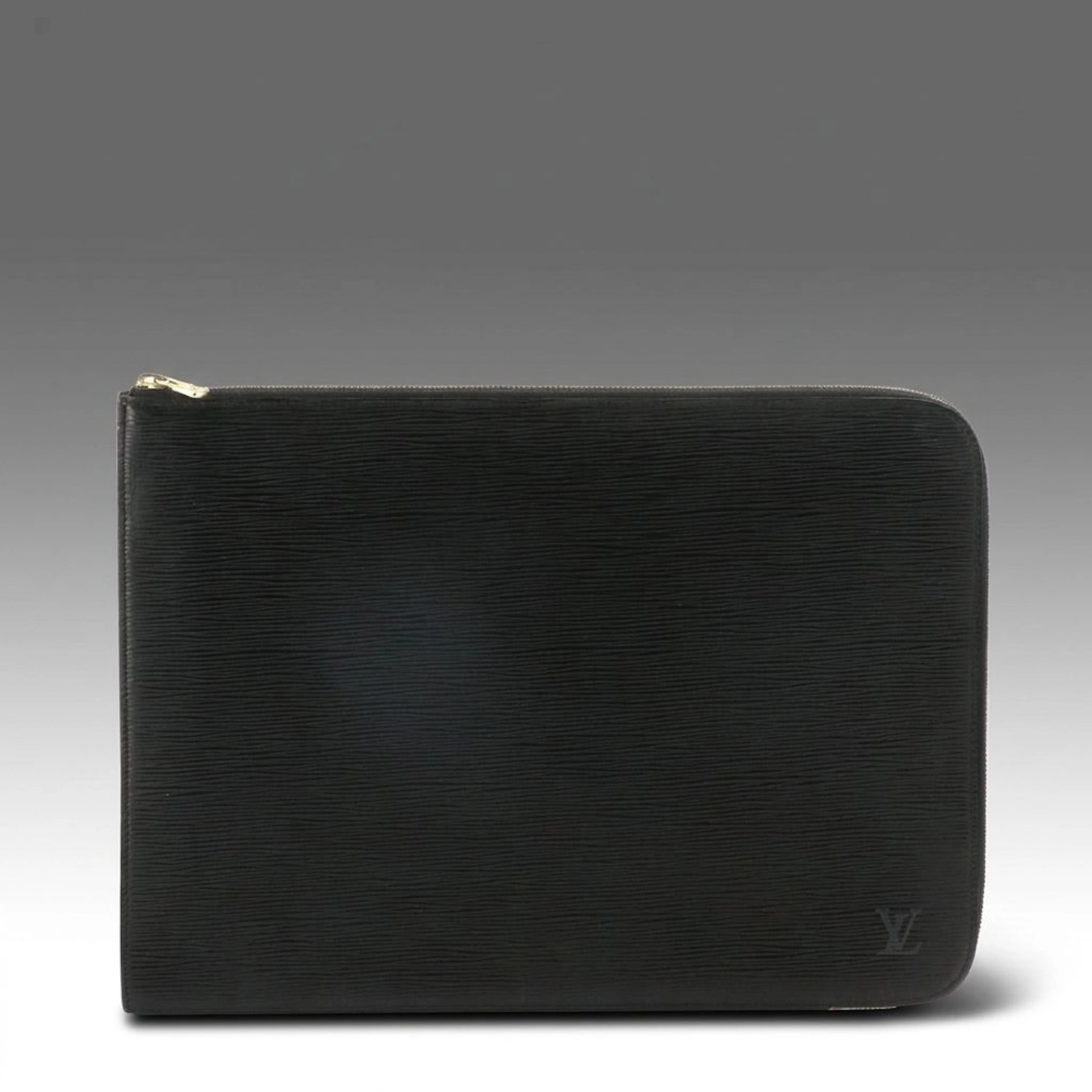 Louis Vuitton Poche Documents in Noir Epi Leather, Vintage