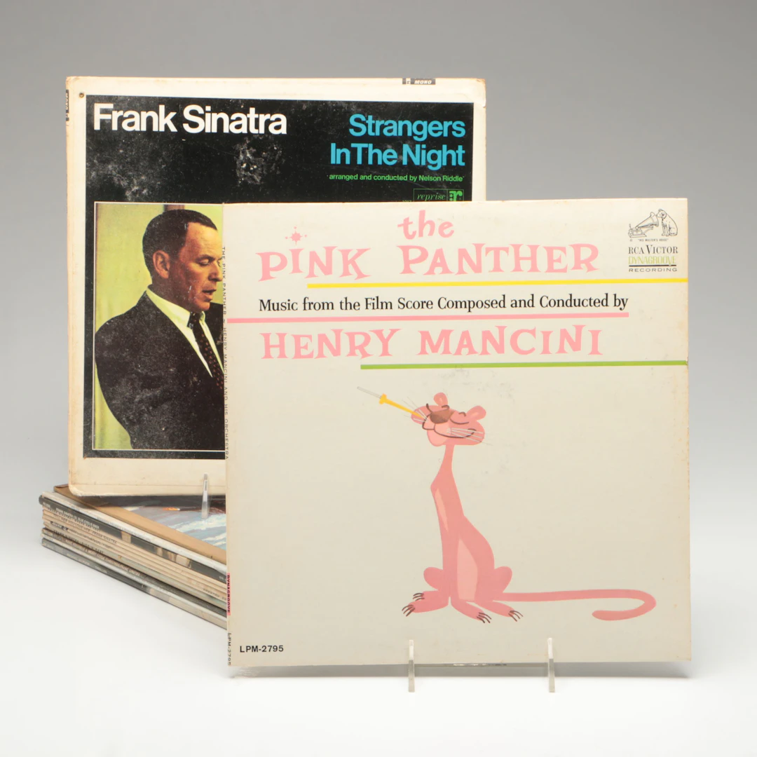 Henry Mancini "The Pink Panther," Frank Sinatra, and Other Vinyl Records