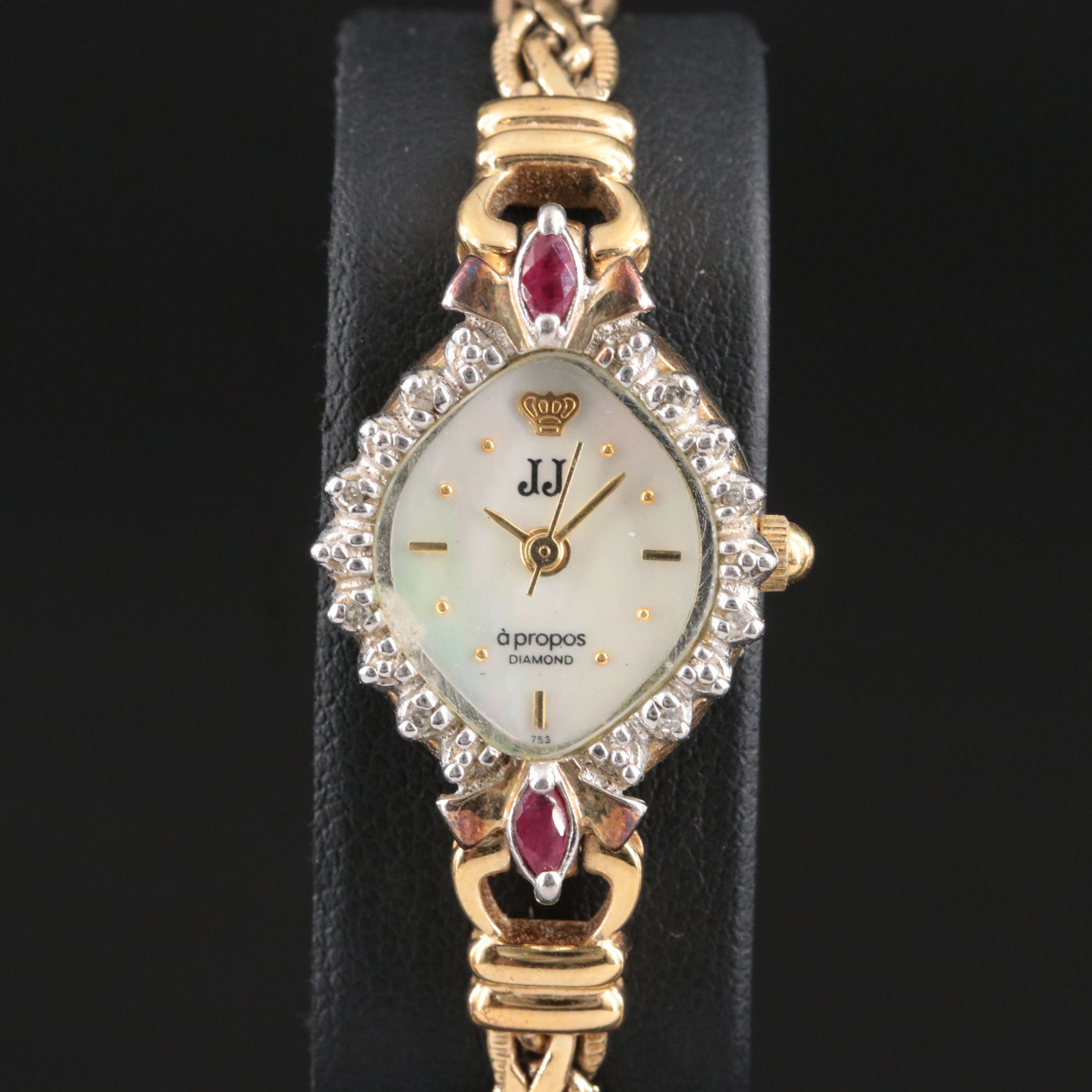 Jules Jurgensen JJ Apropos Ruby and Diamond Dress Watch