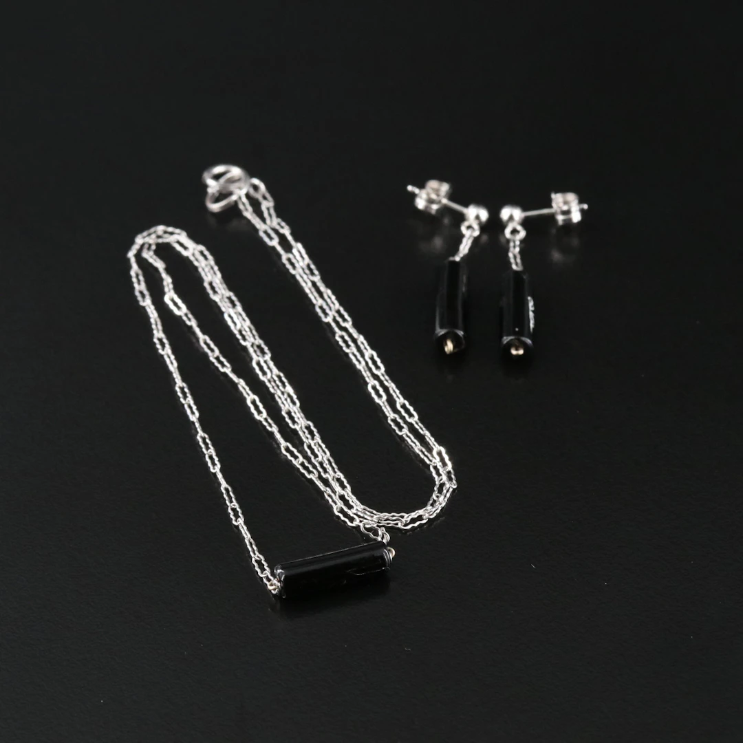 Bernard K. Passman 14K Coral Necklace and Earrings
