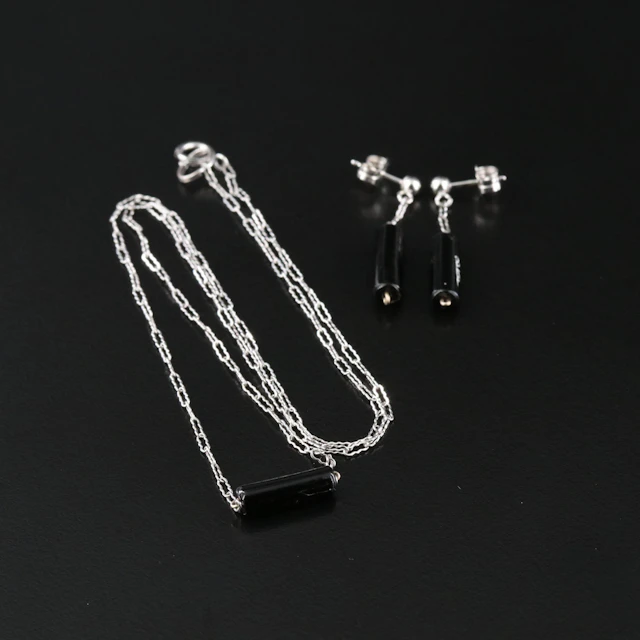 Bernard K. Passman 14K Coral Necklace and Earrings