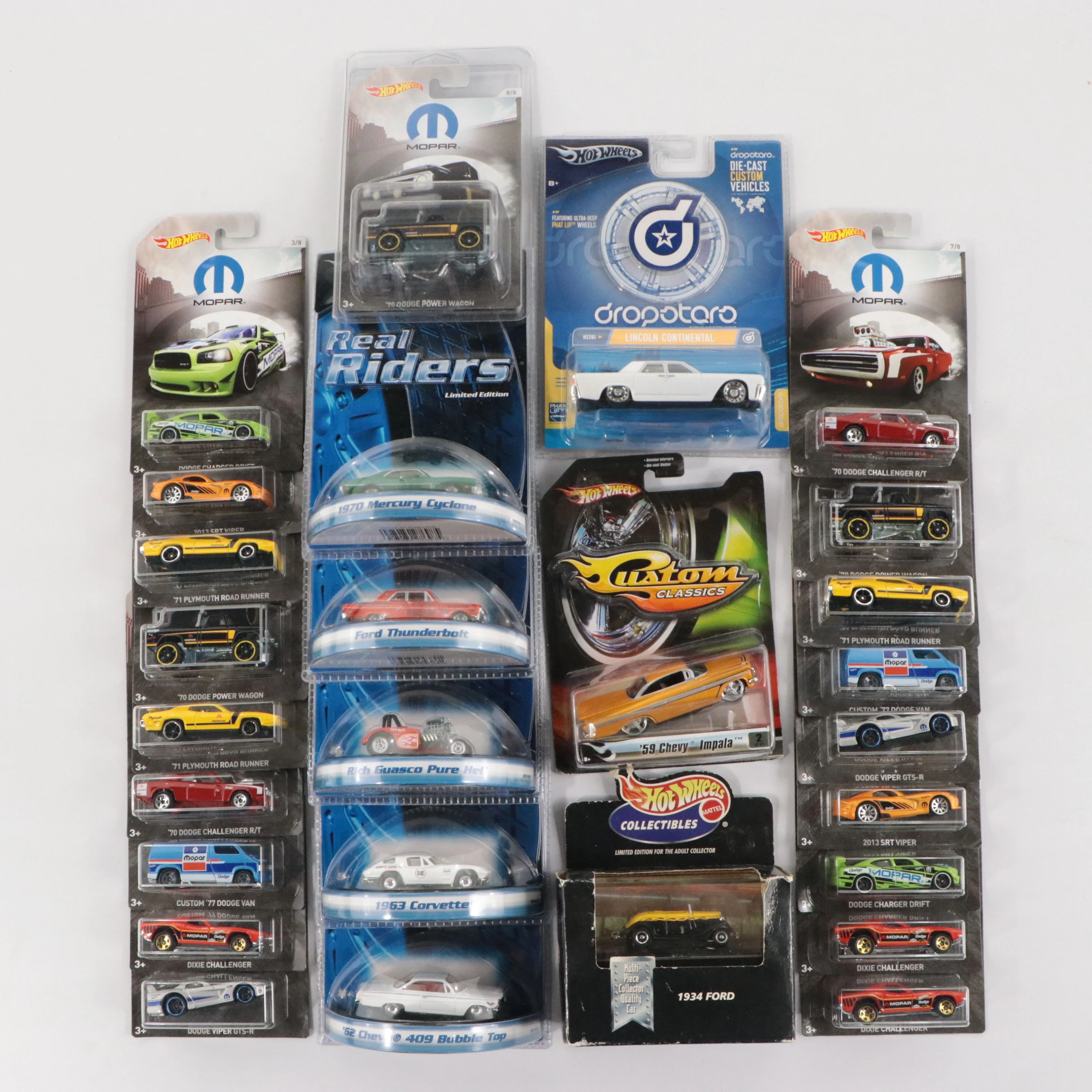 Mattel Hot Wheels Real Riders Limited Edition Series and More Diecast Cars