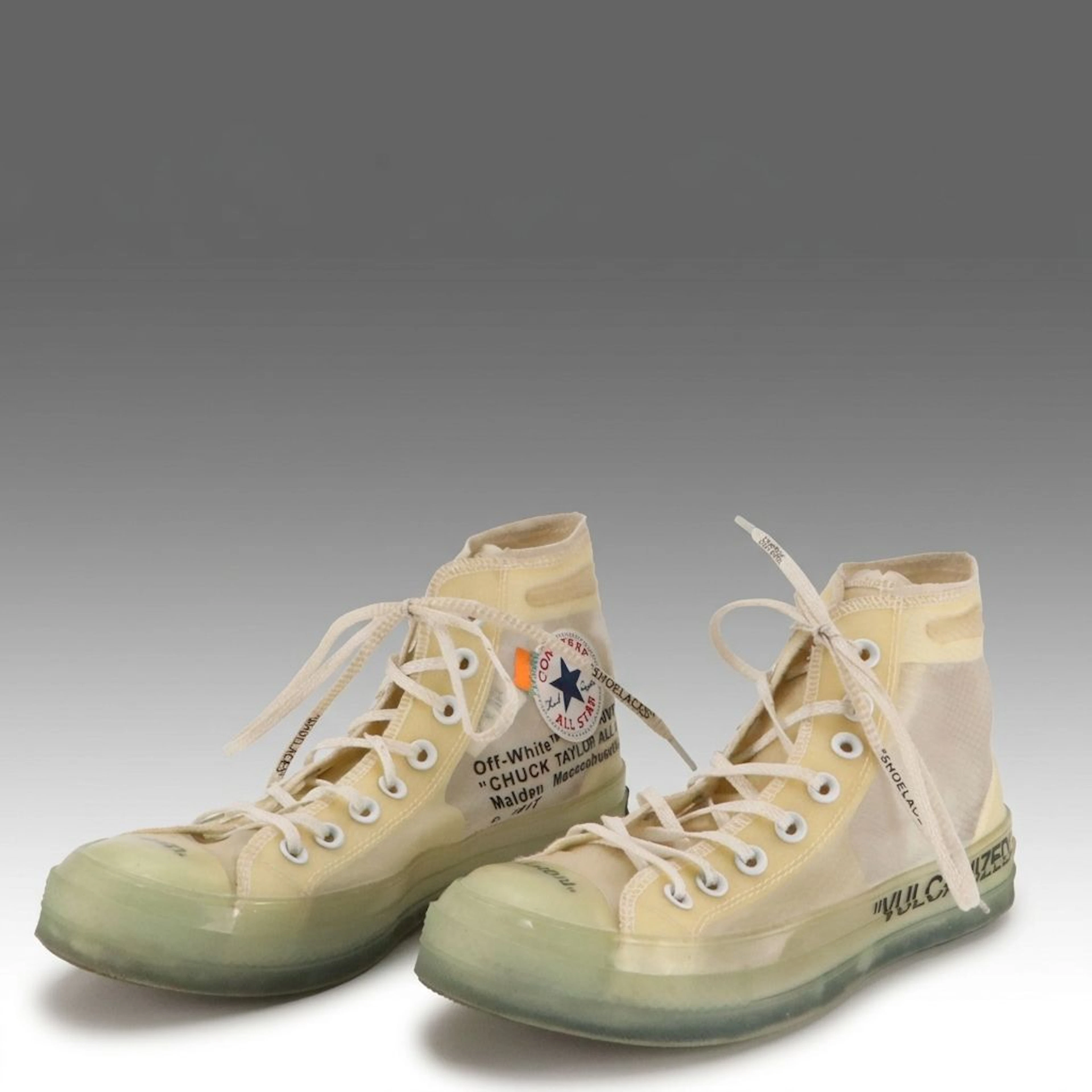 Off-White "The Ten" x Converse Chuck 70 Translucent High-Top Sneakers