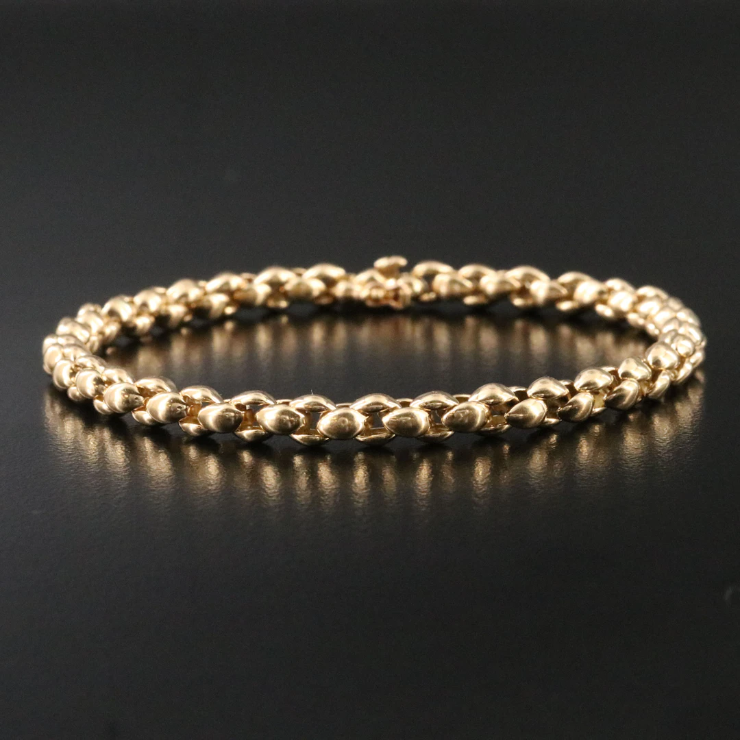 Vintage Cartier 18K Fancy Link Bracelet