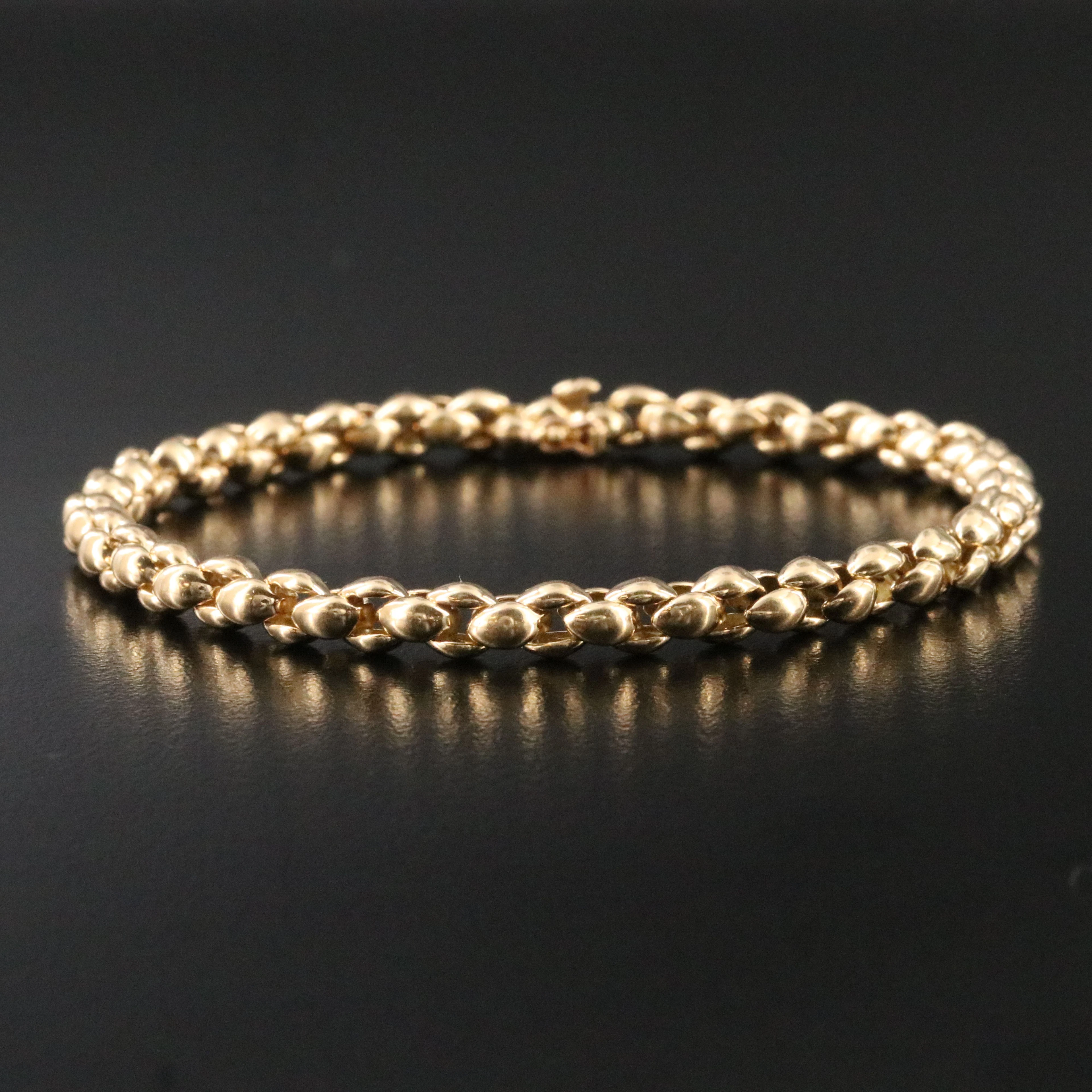 Vintage Cartier 18K Fancy Link Bracelet