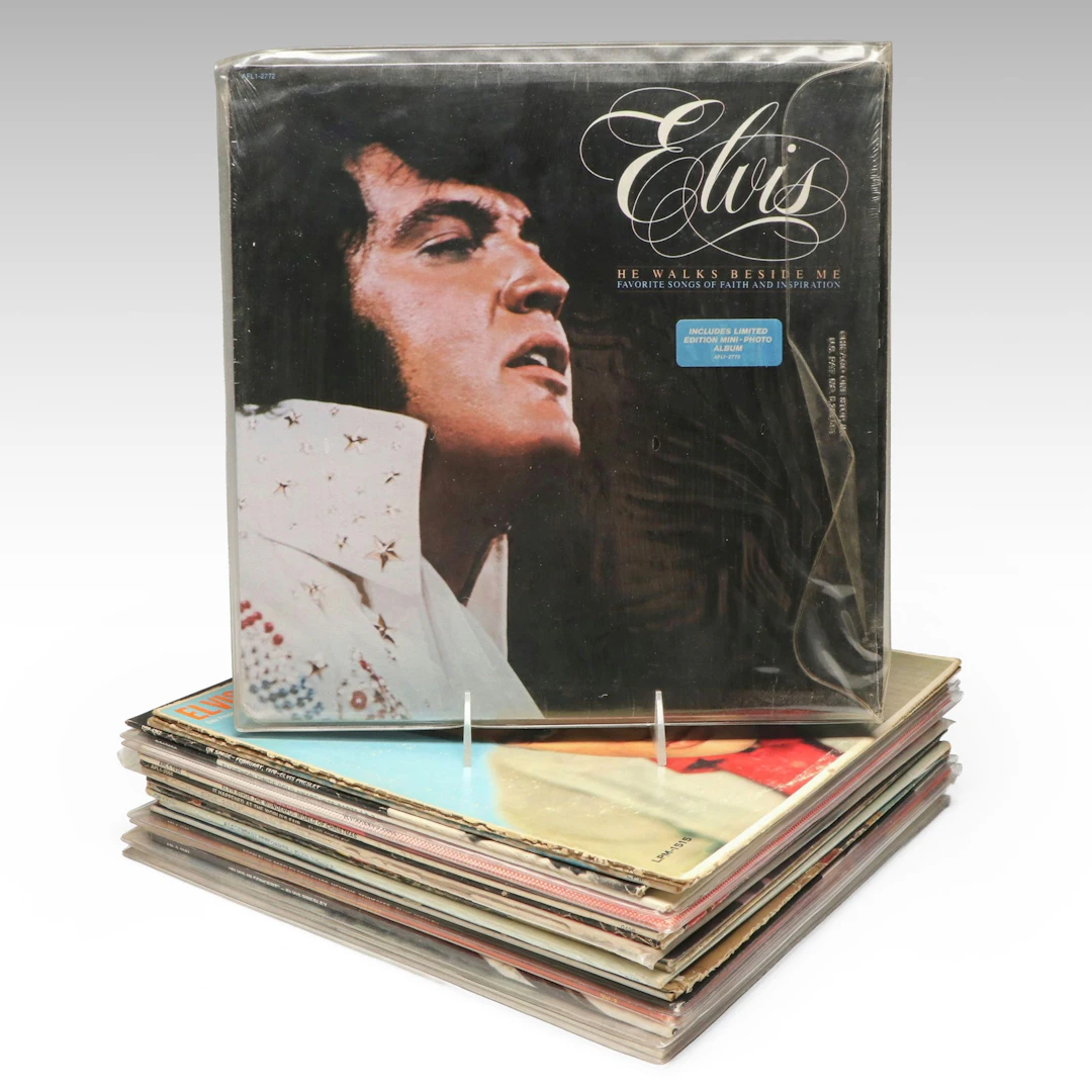 "Blue Hawaii," "Loving You," and More Elvis Vinyl Record Albums