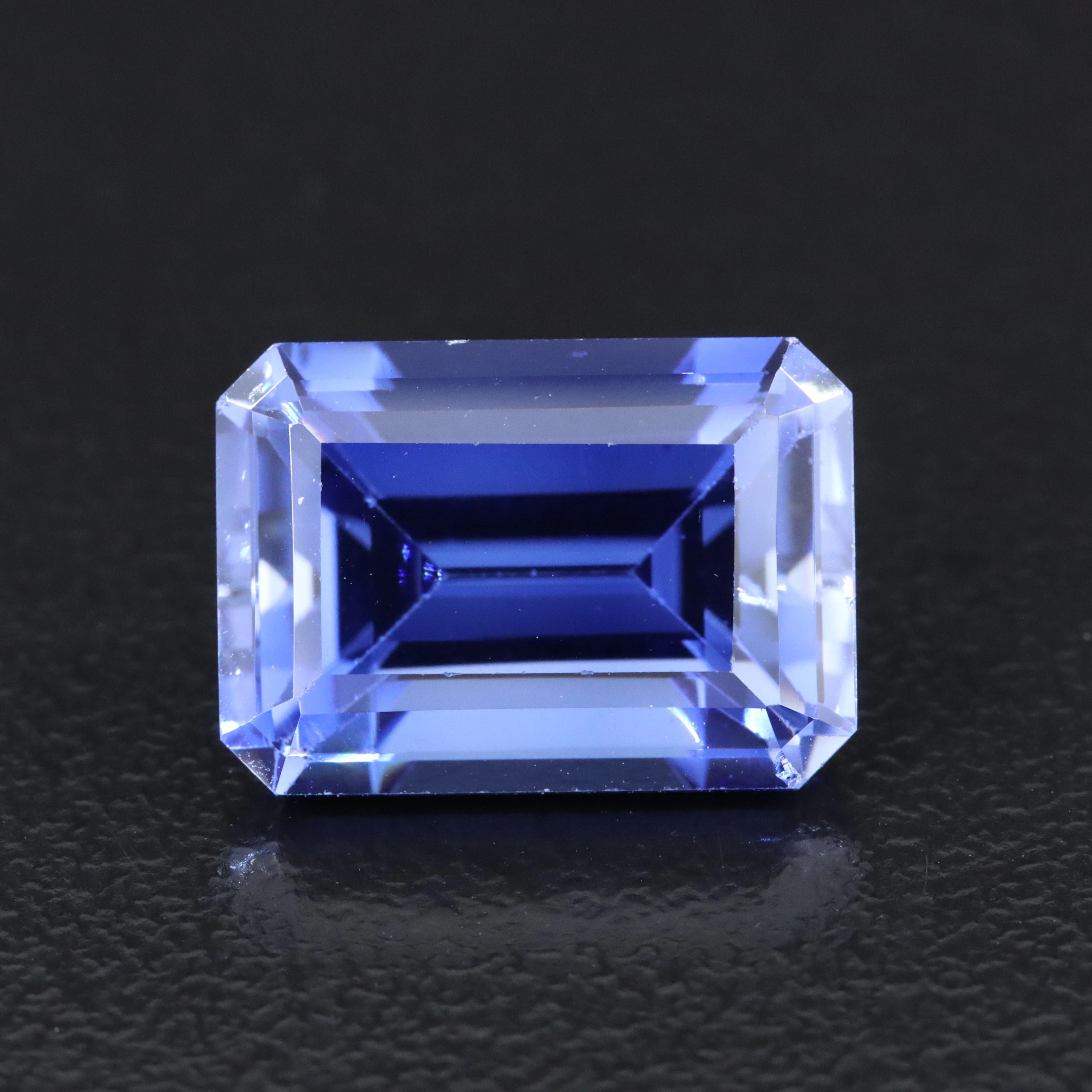 Loose 10.63 CT Lab Grown Sapphire