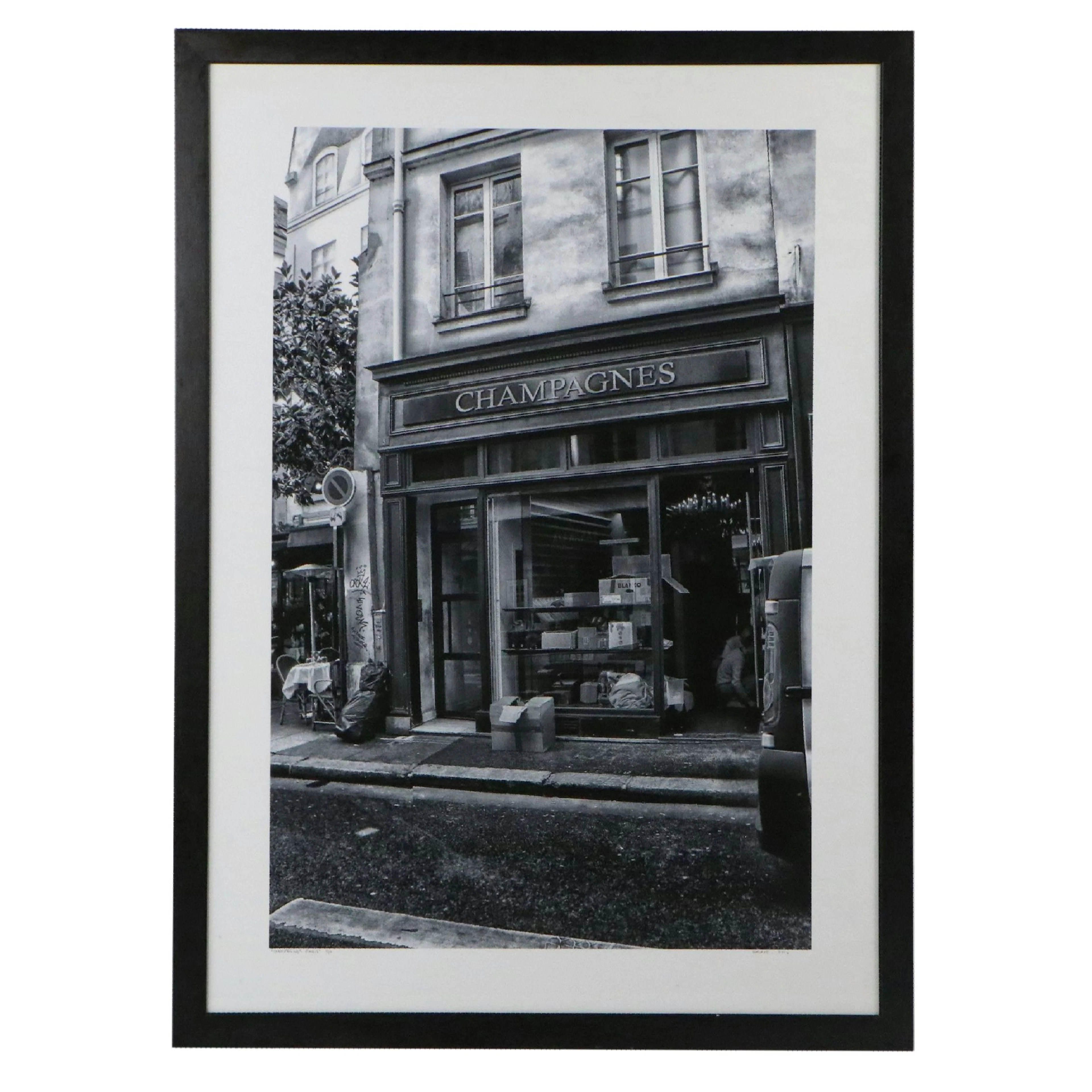 Boswell Giclée "Champagnes Paris," 2016