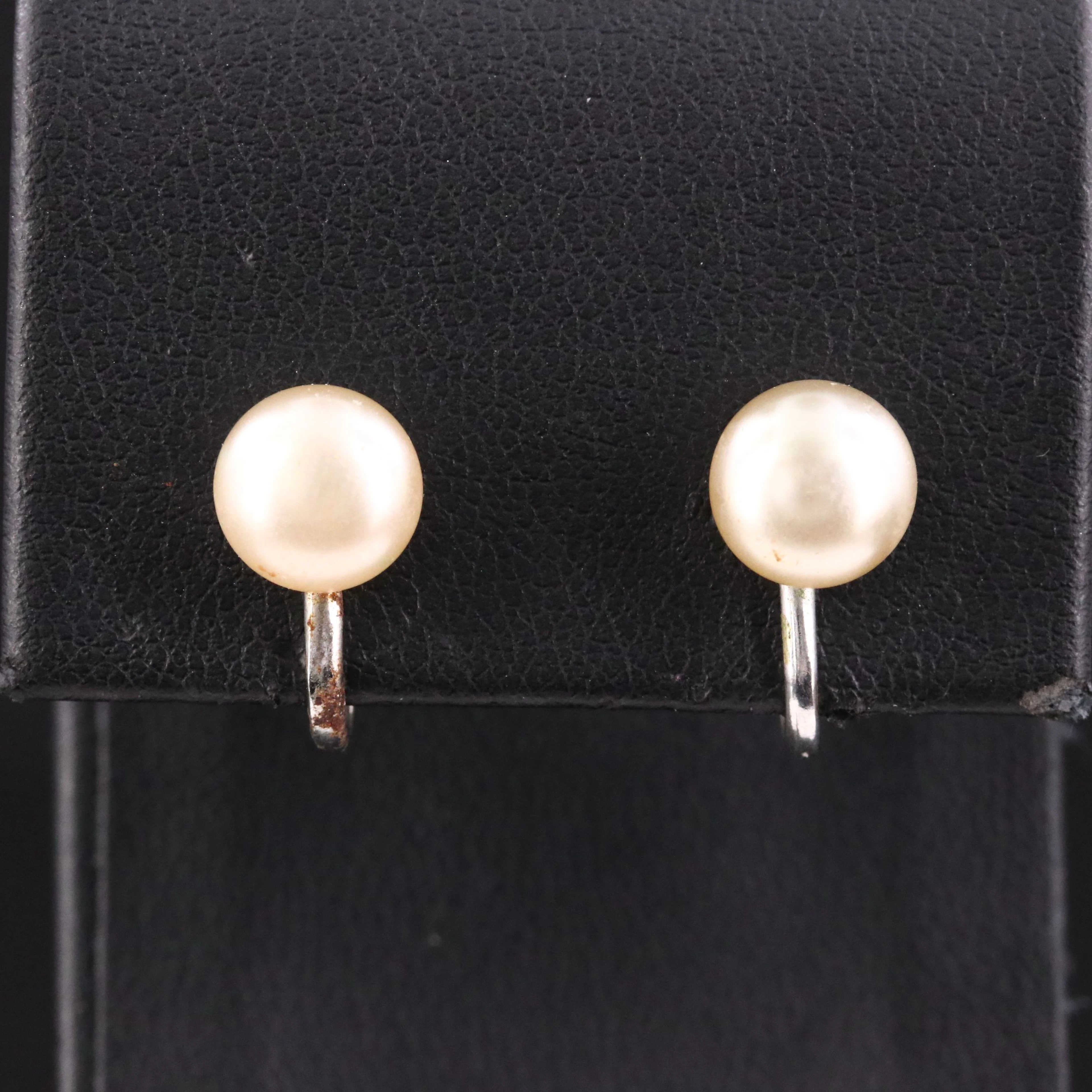Faux Pearl Earrings
