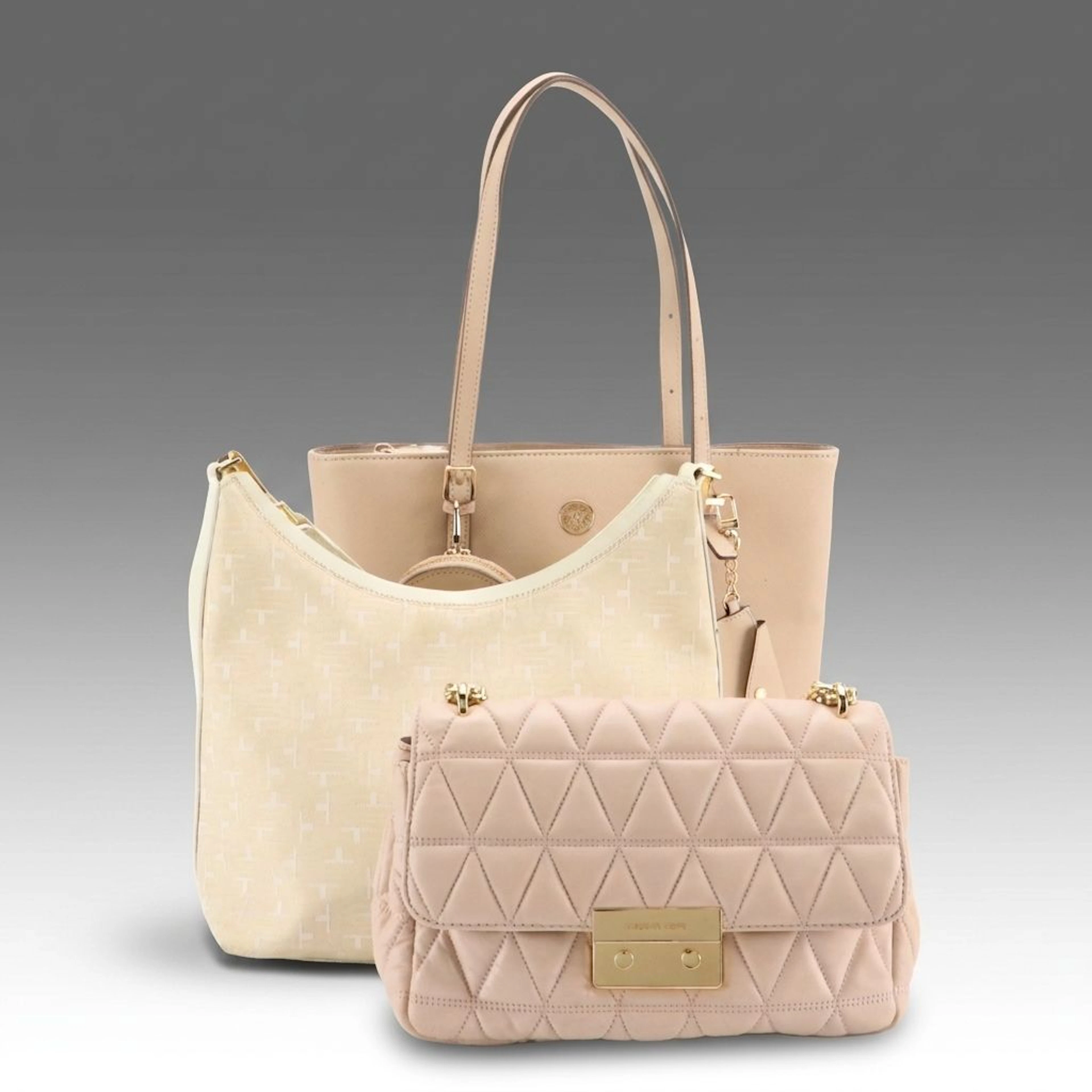 Michael Kors Leather Sloan Shoulder Bag, Anne Klein Zip Tote & Tosca Blu Bag