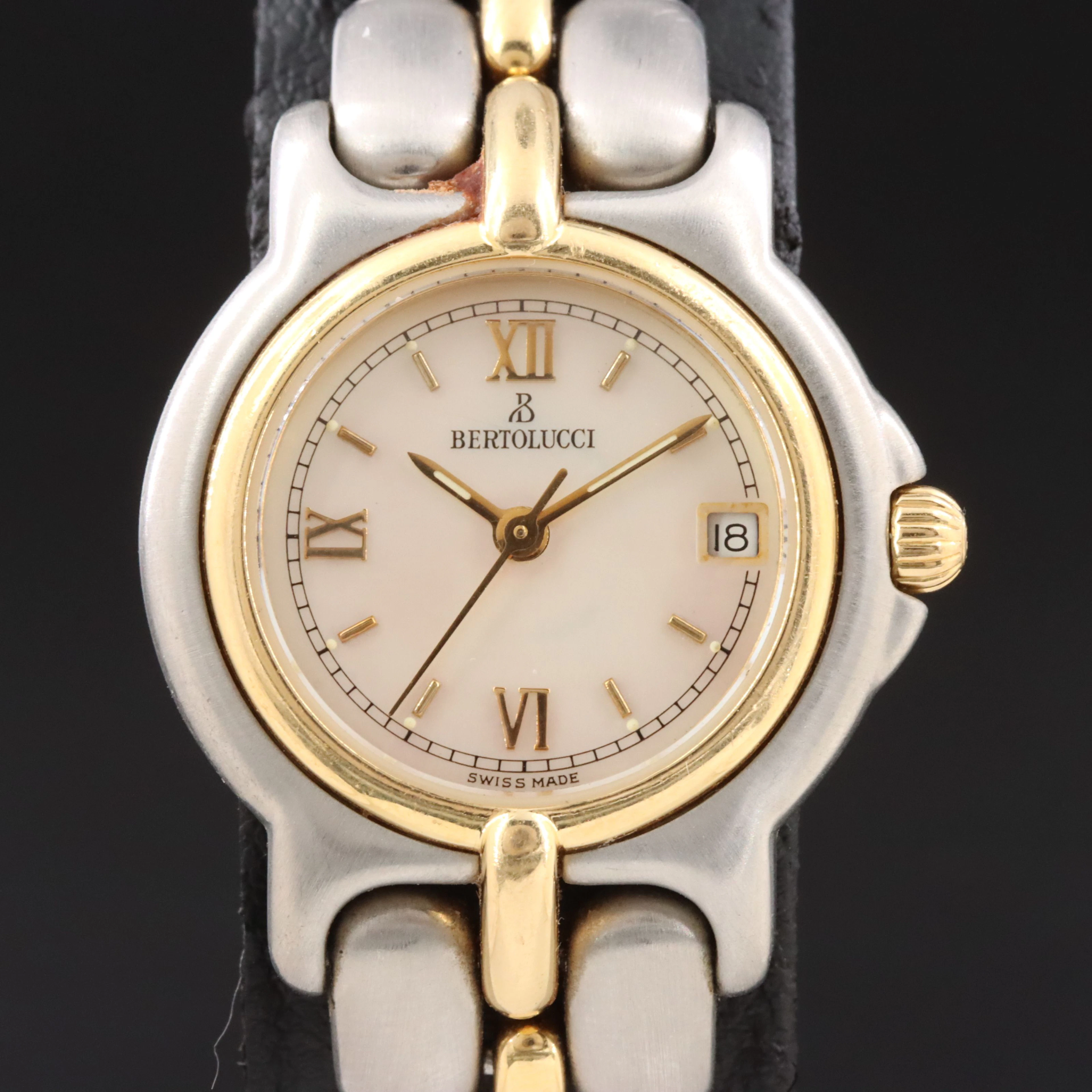 Bertolucci Pulchra 18K and Stainless Steel Swiss Quartz Watch