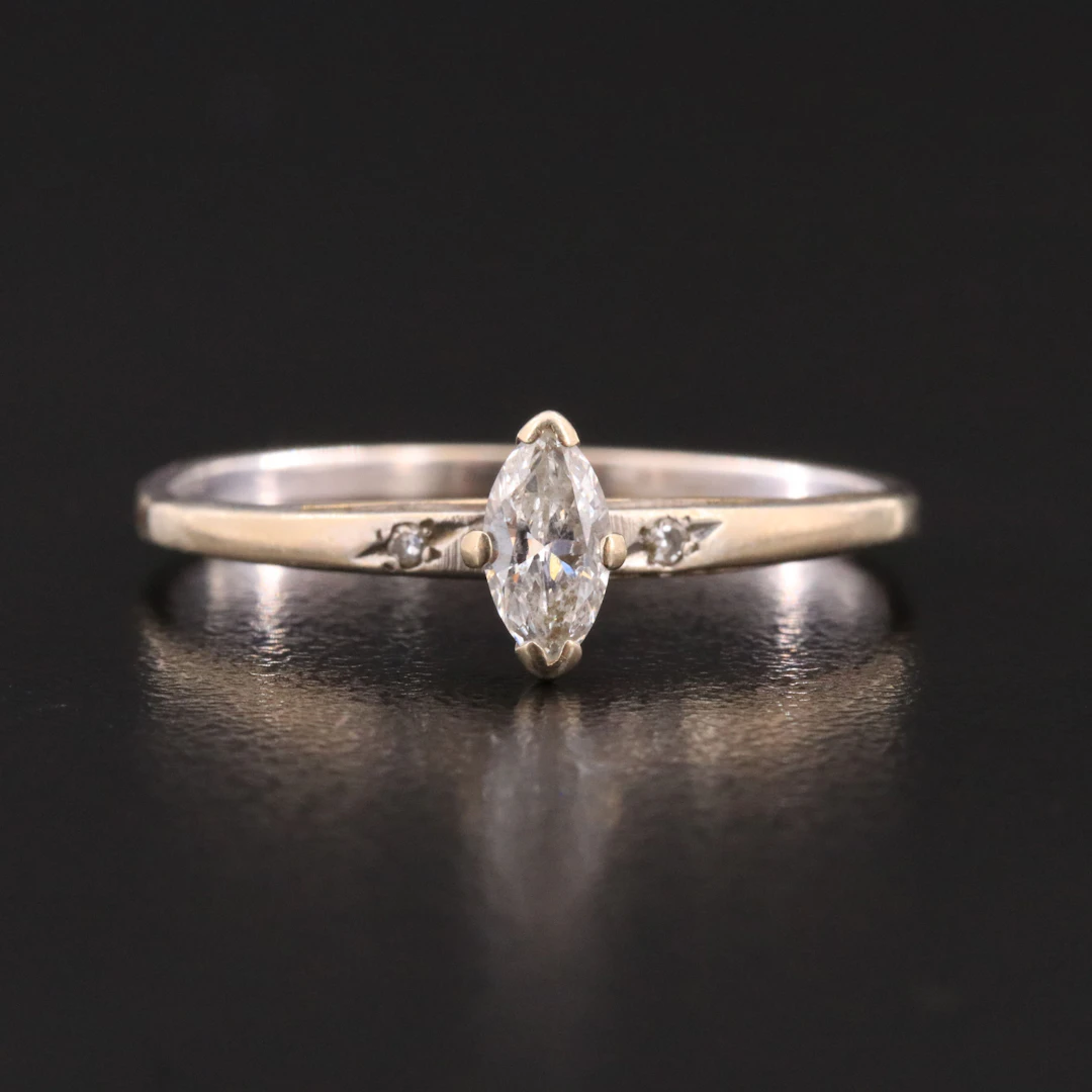 14K 0.39 CTW Diamond Ring
