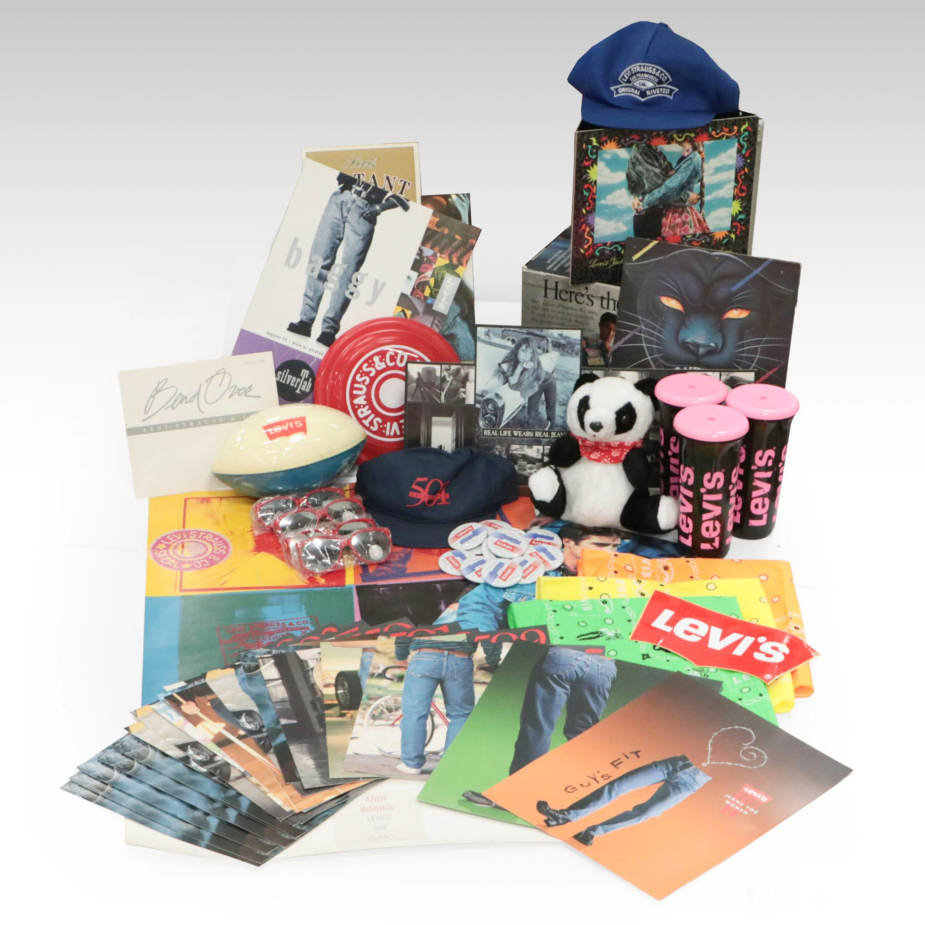 Levi's Store Displays, Bandanas, Posters and More Promotional Collectibles