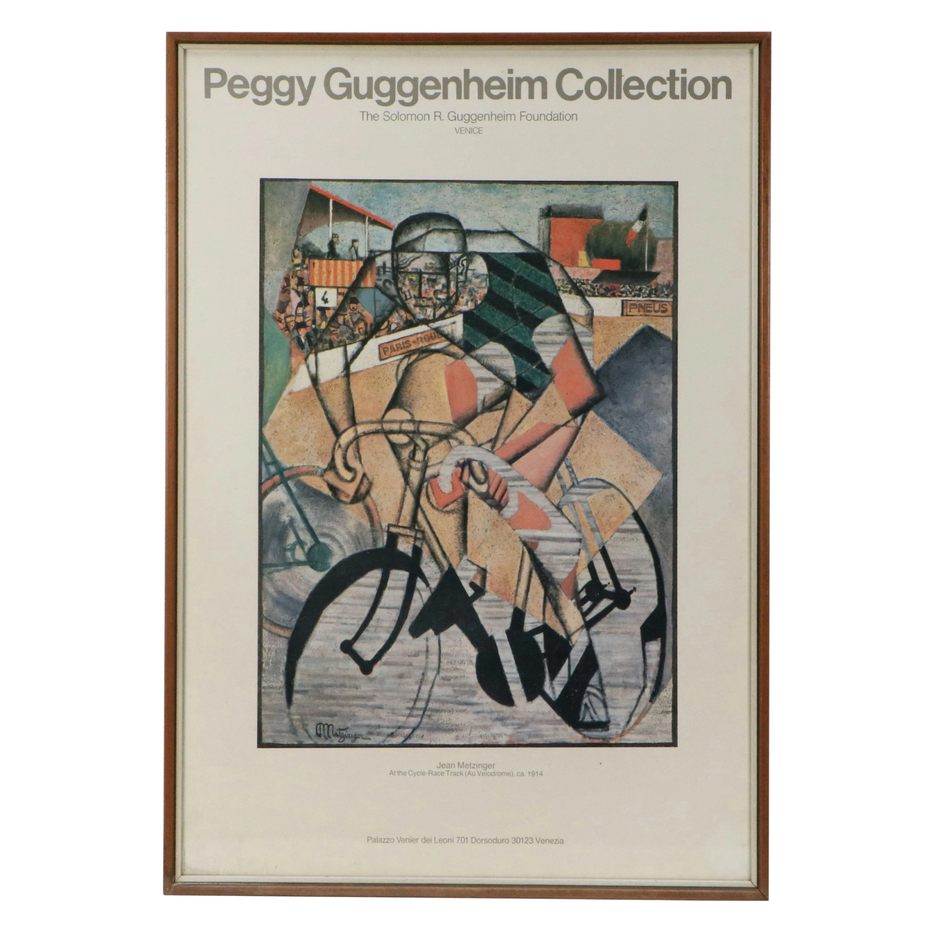 Offset Lithograph Museum Poster After Jean Metzinger "Au Vélodrome"