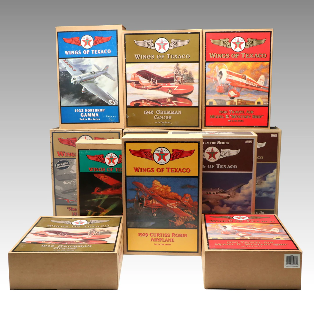 Ertl Wings of Texaco "1929 Lockheed Air Express" and More Diecast